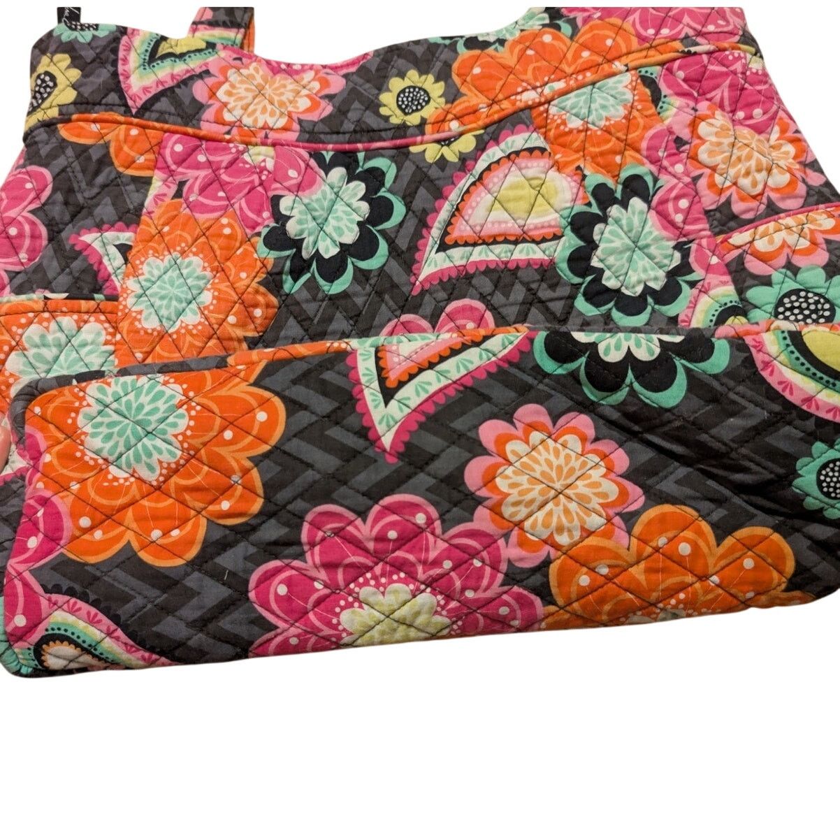 Vera Bradley RETIRED 5-PC Vera Bradley "Ziggy Zinna" Glenna Shoulder Bag Size ONE SIZE - 8 Thumbnail