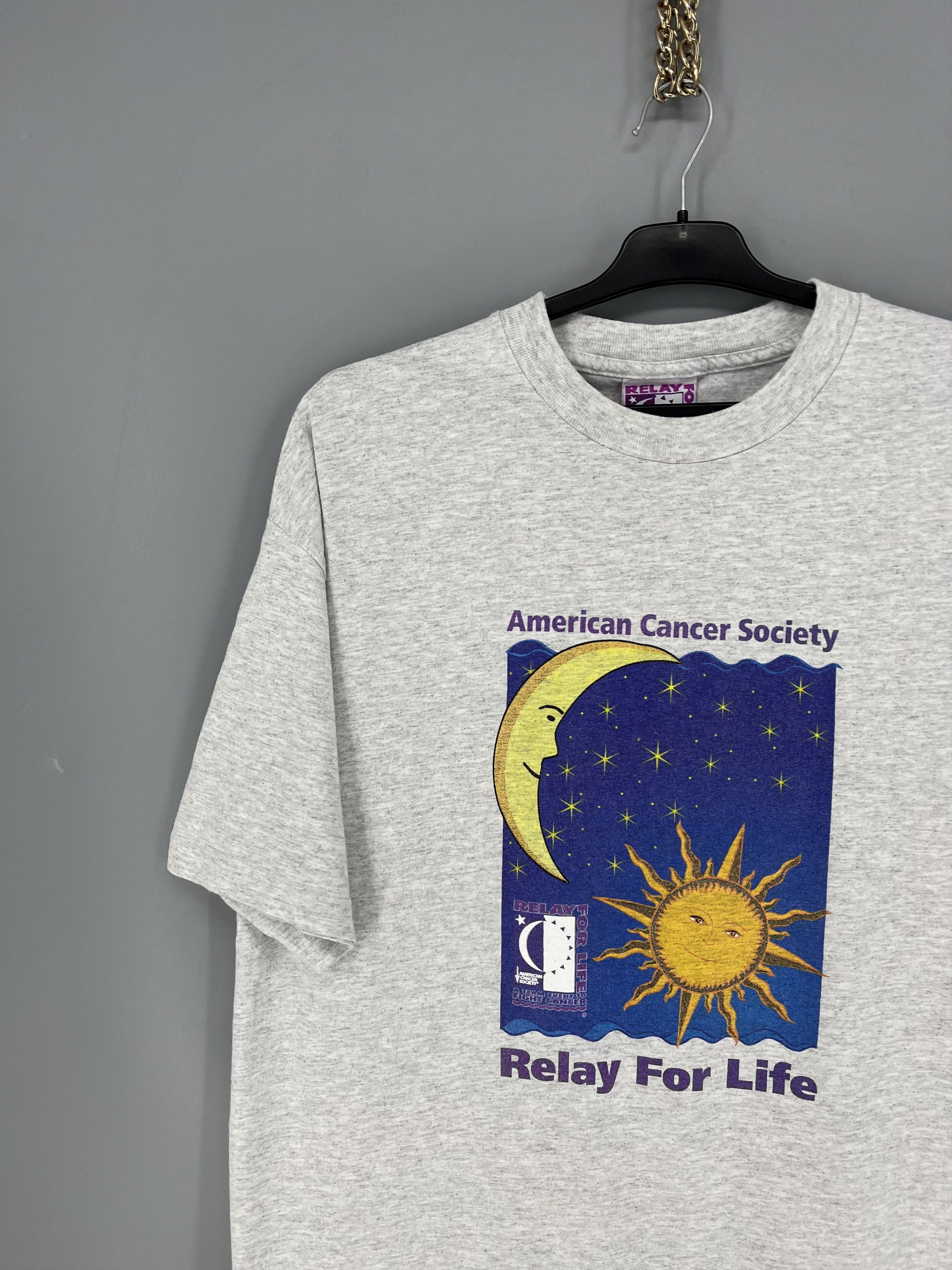 Vintage Vintage 1990s American Cancer Society Souvenir T Shirt Size US XL / EU 56 / 4 - 4 Thumbnail
