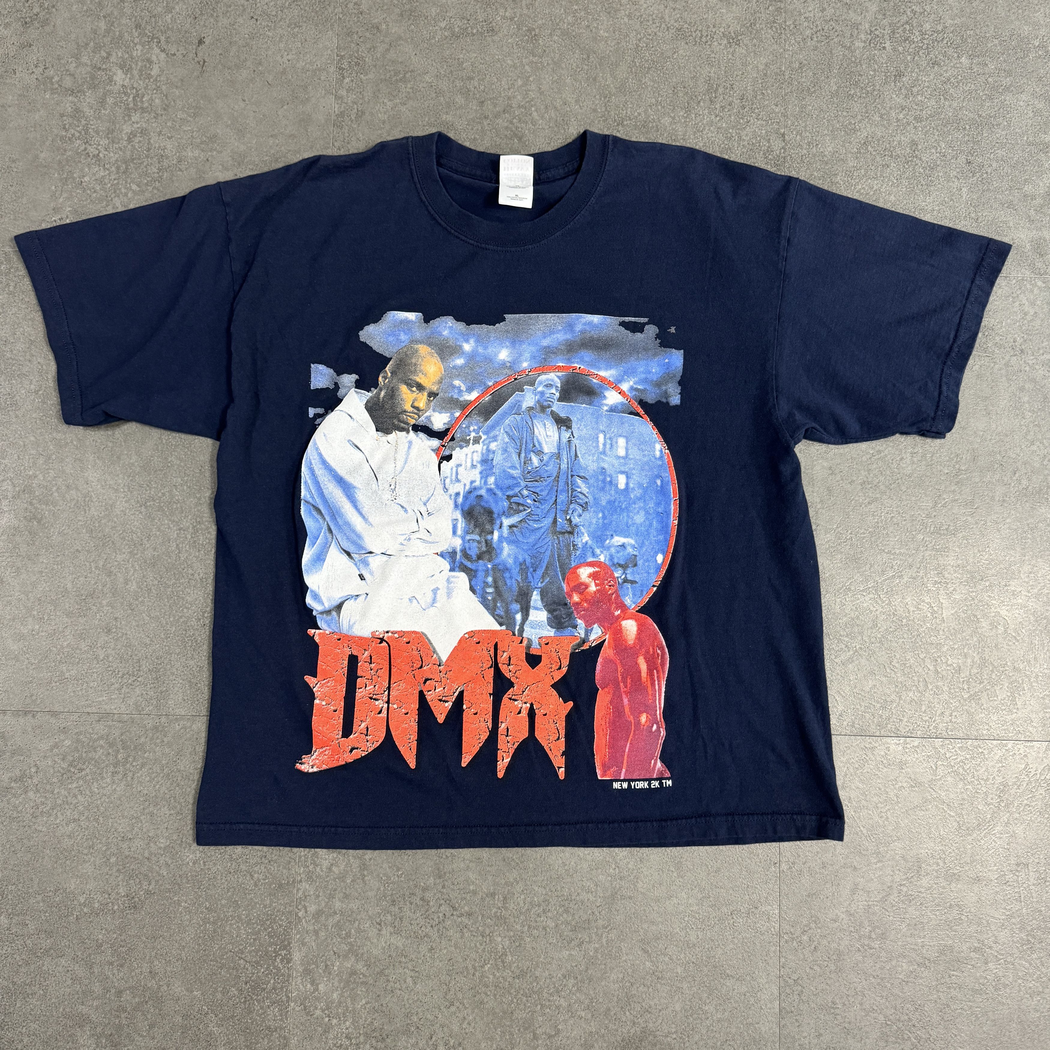 VINTAGE DMX RAP TEE 5 PRO CLUB 90s 00s HIP-HOP RARE T-SHIRT
