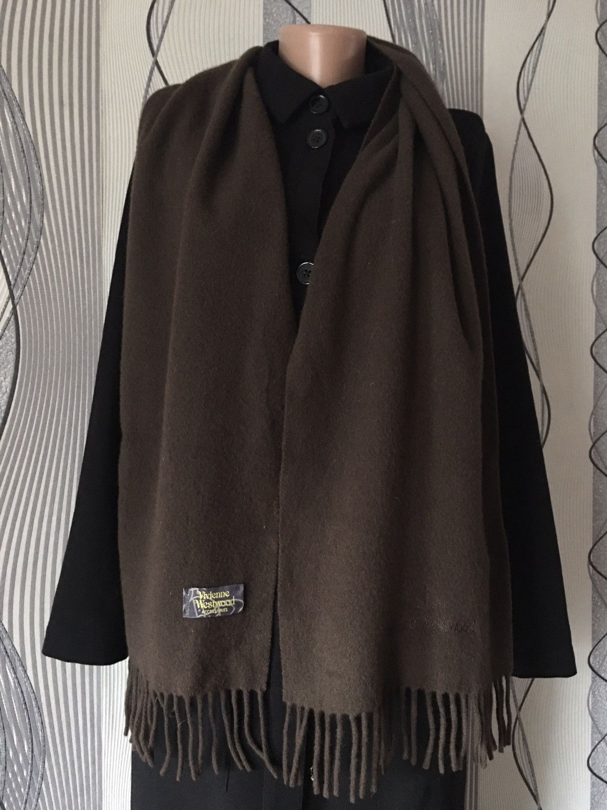 Vivienne Westwood Vivienne Westwood Brown Long Italy Scarf Size ONE SIZE - 1 Thumbnail