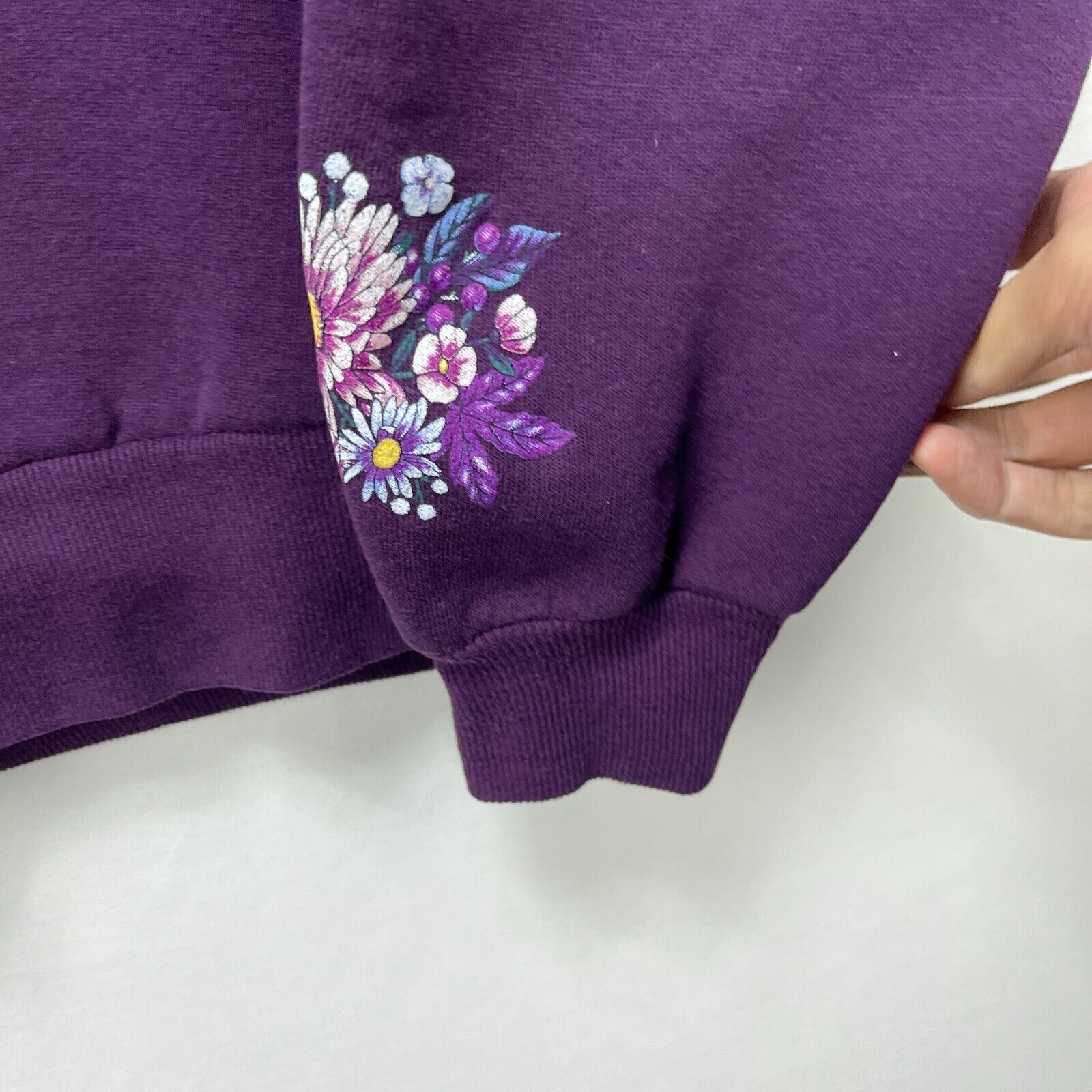 Vintage Vintage 90s Flowers Grandma Morning Sun Sweatshirt USA Large Size US L / EU 52-54 / 3 - 4 Thumbnail