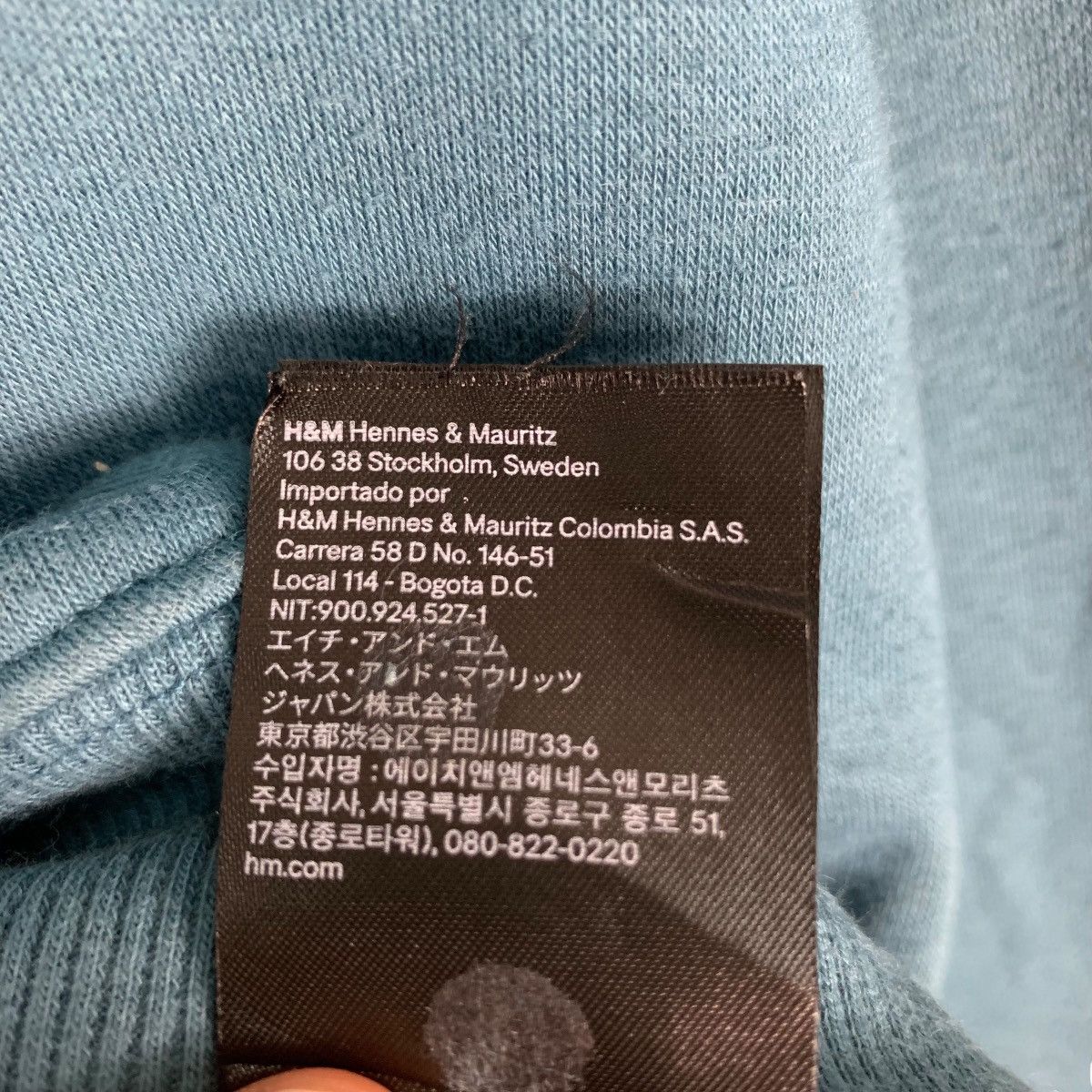 H&M H&M Essentials Relaxed Fit Hoodies Turquoise #0775-C35 Size US S / EU 44-46 / 1 - 19 Thumbnail