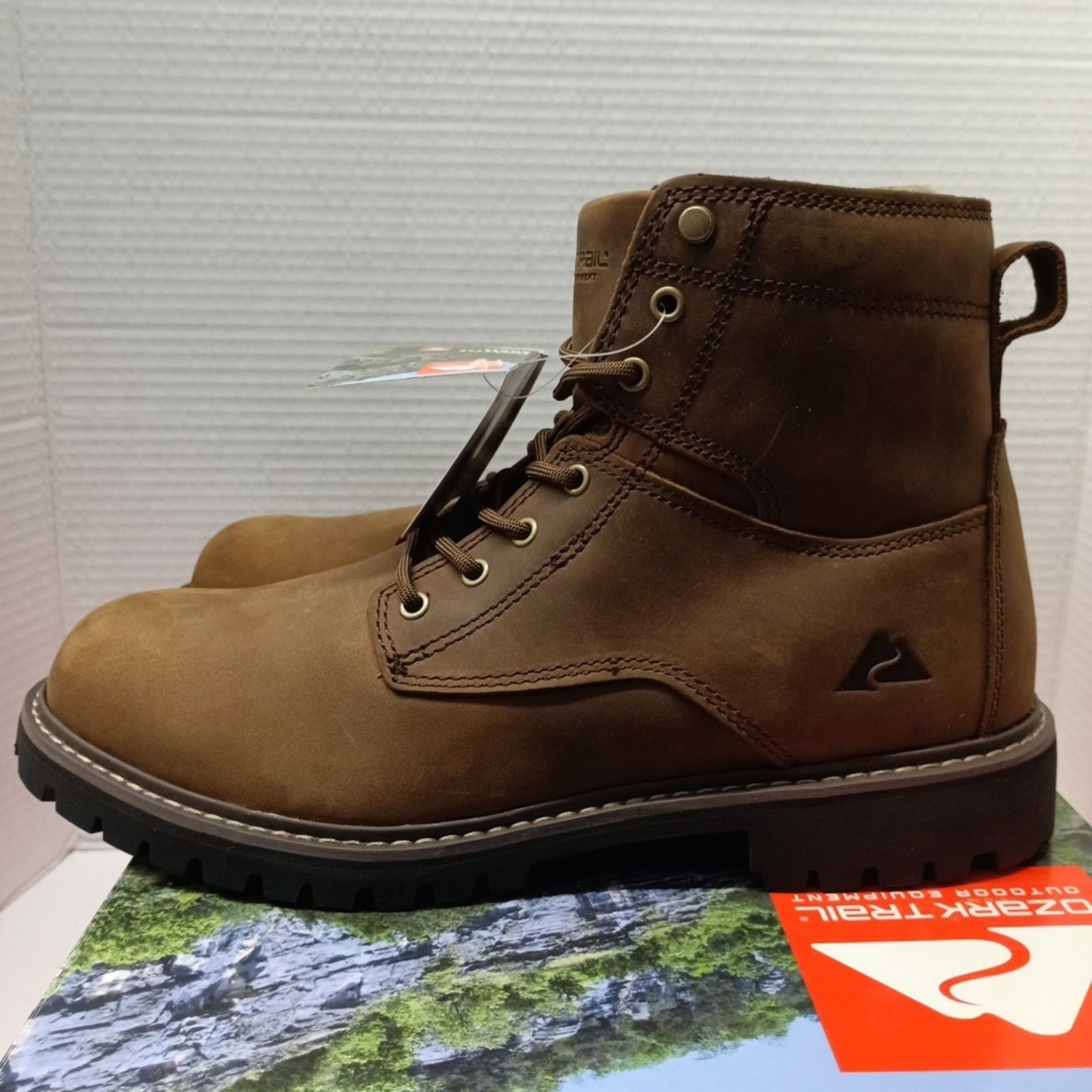 Other Ozark Trail Men's Range Mountain Hiking Boots Size 9.5 Brown Size US 9.5 / EU 42-43 - 3 Thumbnail