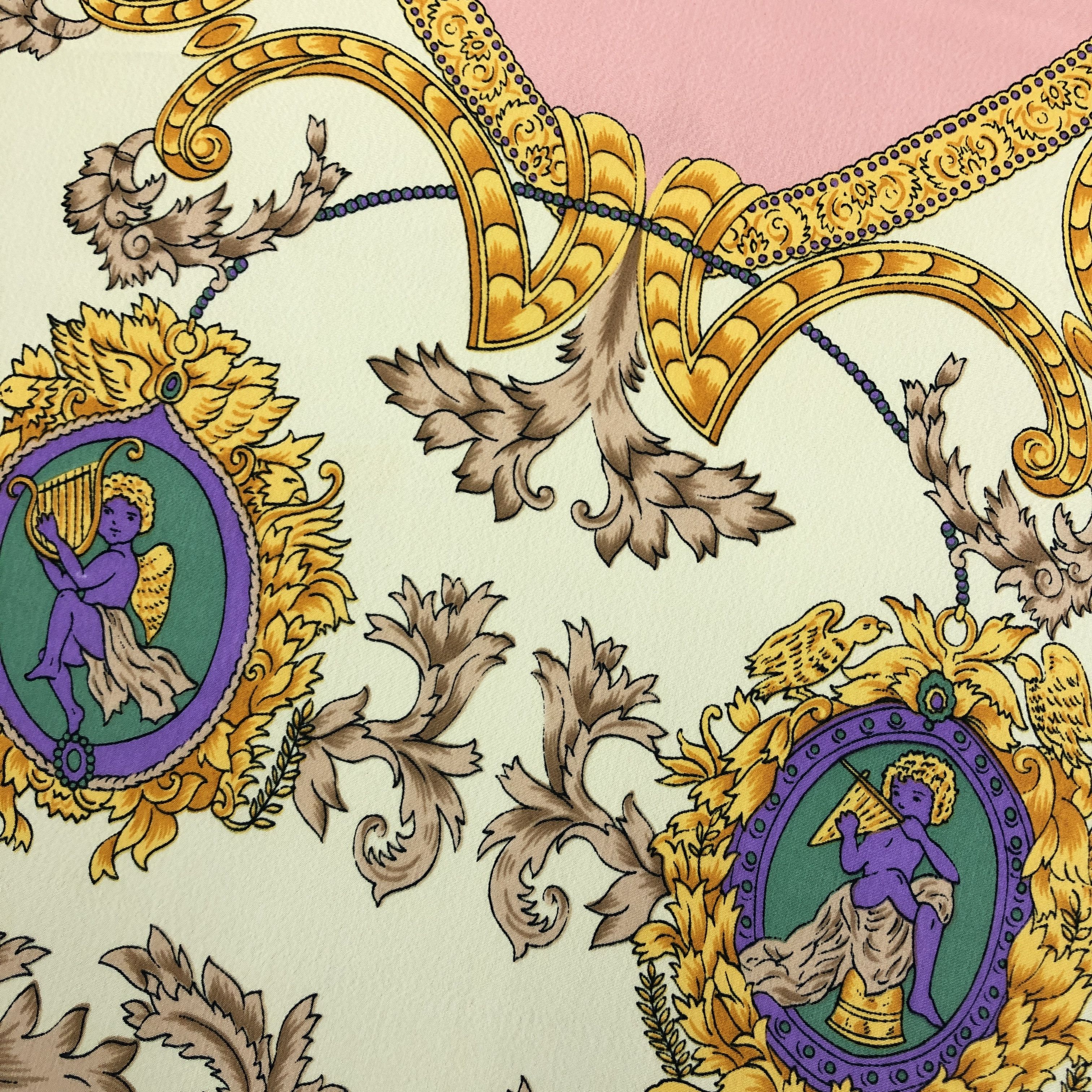 Other Vintage Luxury SILK Scarf Twill Stole Wraps Scarves Size ONE SIZE - 11 Thumbnail