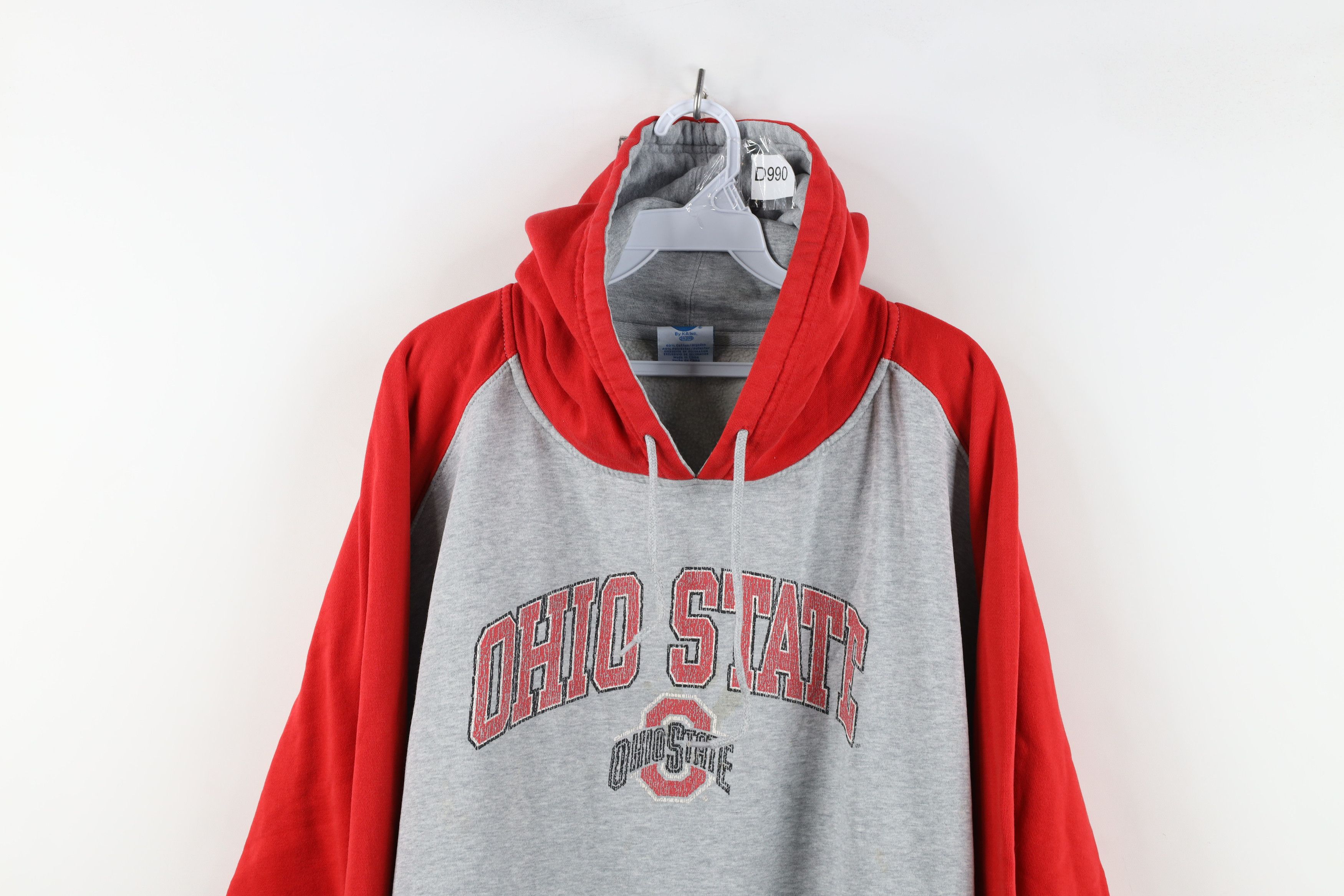 Vintage Vintage 90s Y2K Spell Out Ohio State University Hoodie Gray Size US XXL / EU 58 / 5 - 2 Thumbnail