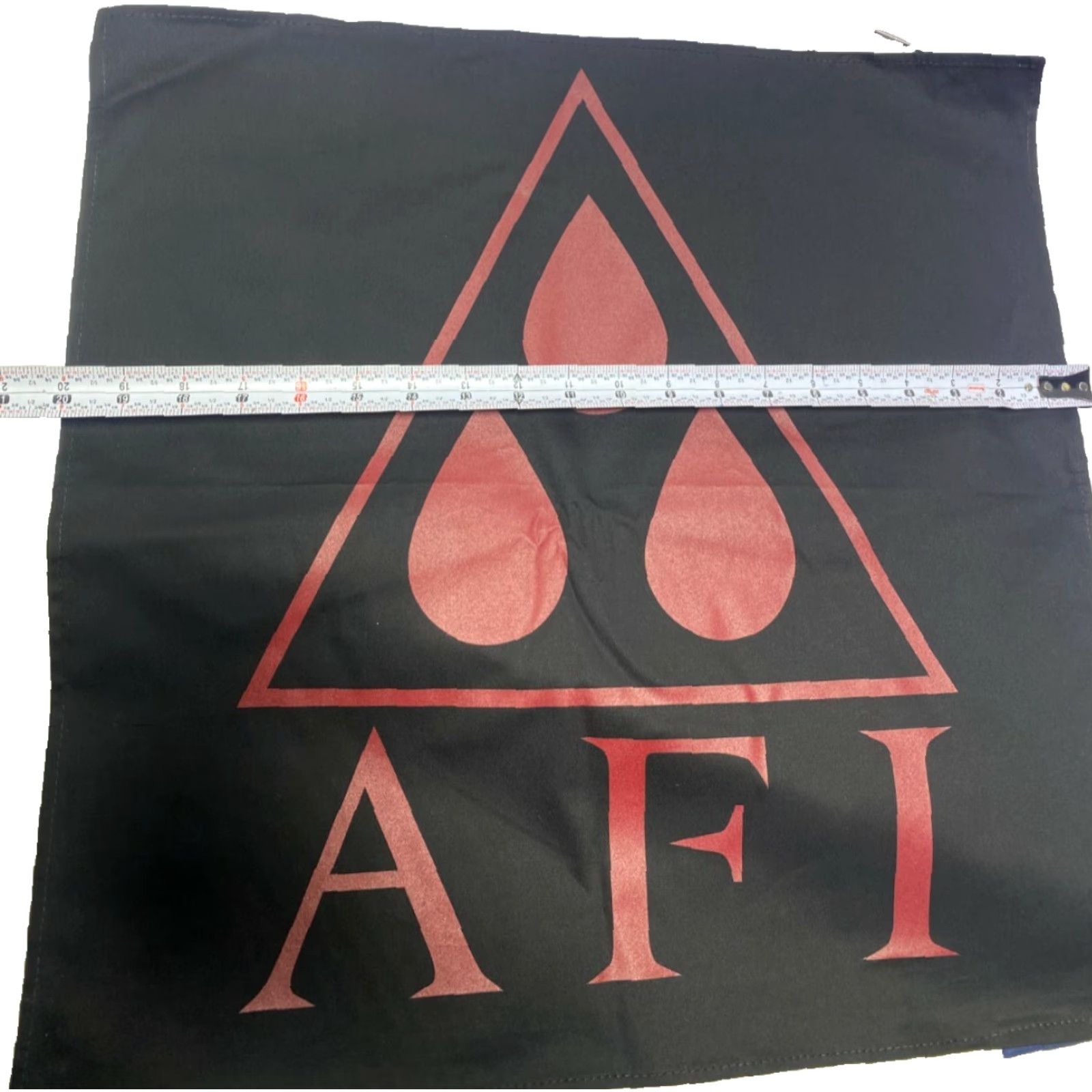 Vintage VINTAGE AFI Bandana Face Mask Scarf Paisley 20x20 Unisex Cotton The Blood Album Mens Womens Boys Girls Size ONE SIZE - 5 Thumbnail