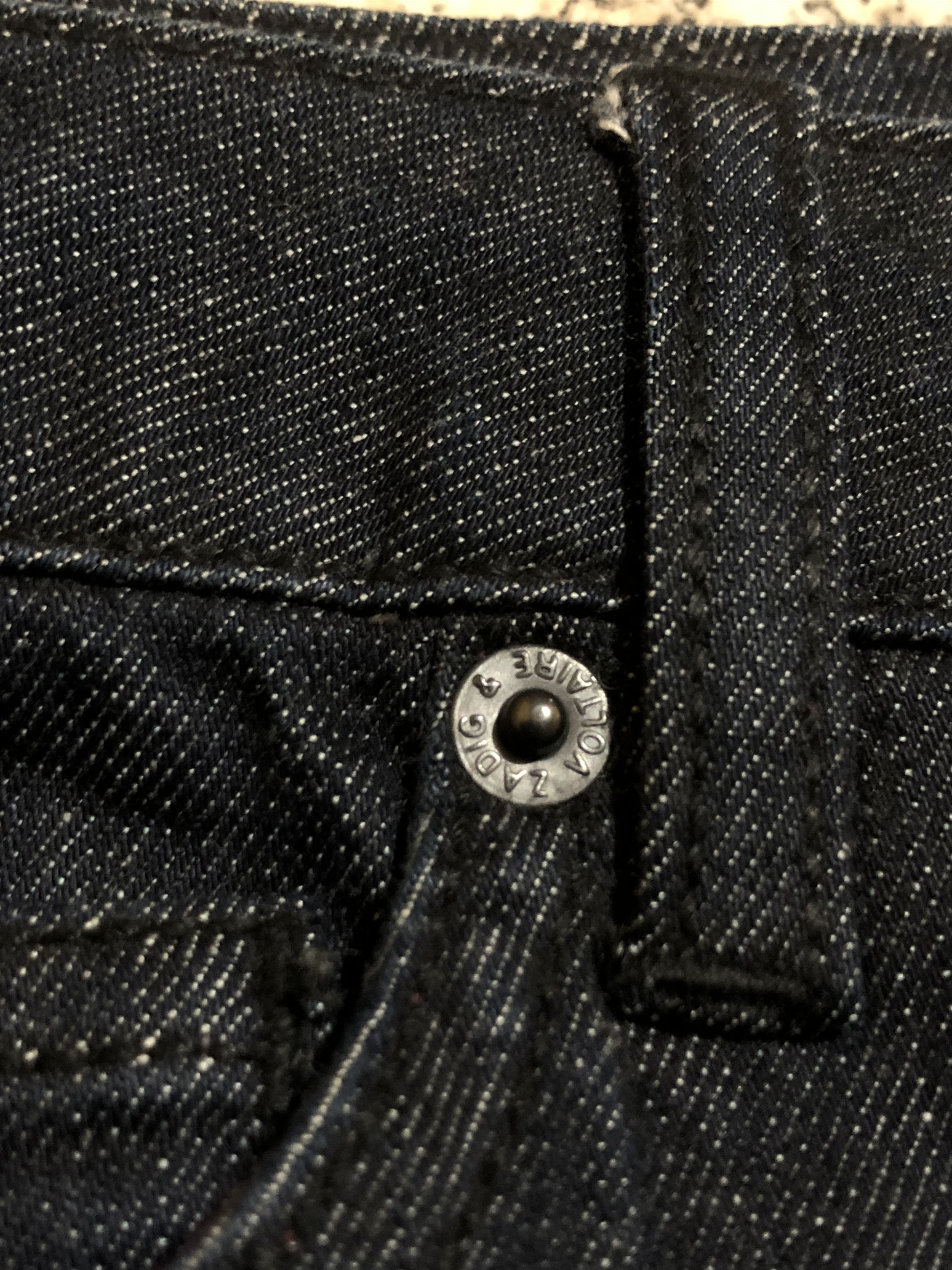 Zadig & Voltaire Zadig & Voltaire "Darkside" Stretch Denim Size 29" - 8 Thumbnail