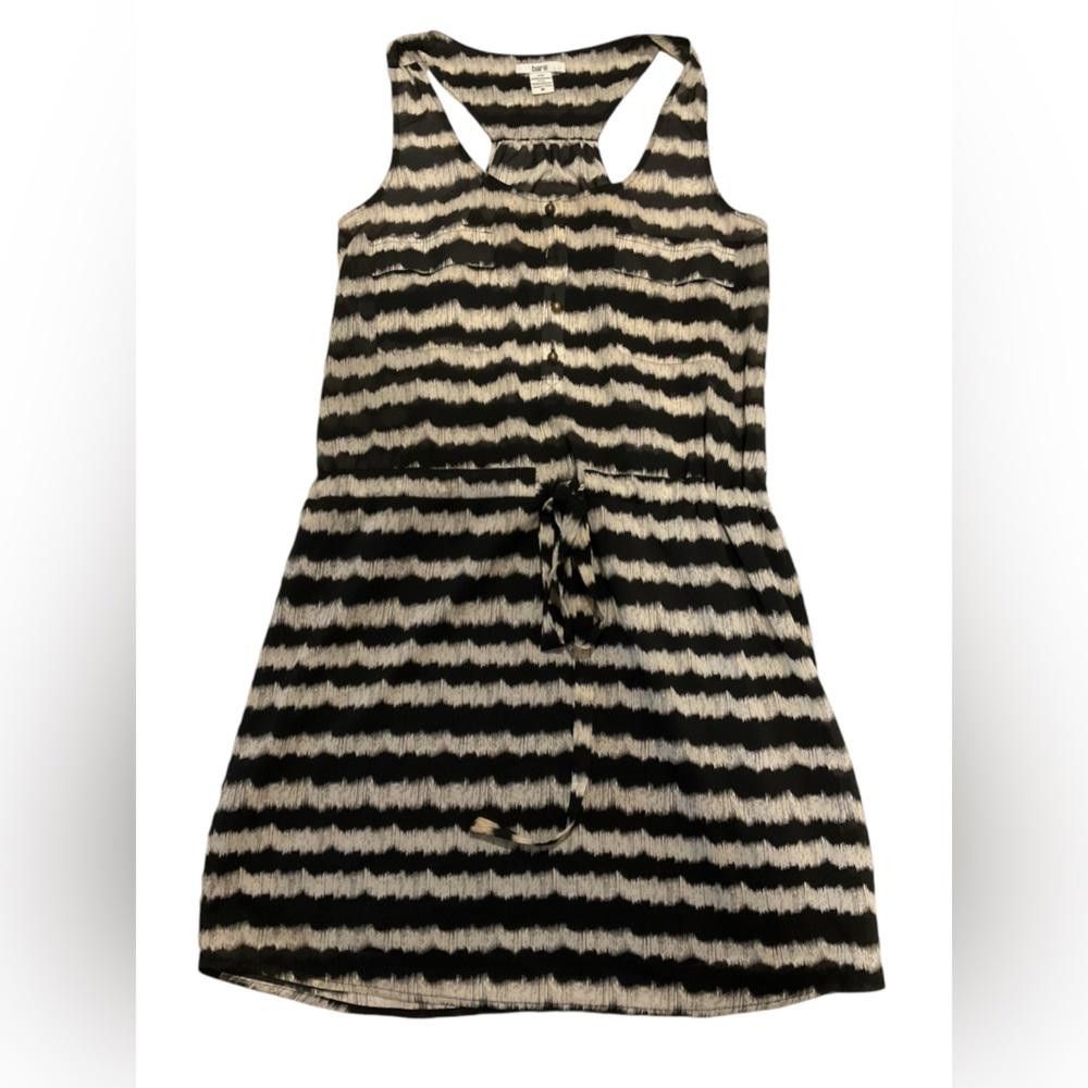 Bar III Bar III 3 Women Size Medium Fit & Flare Dress Black White Size M / US 6-8 / IT 42-44 - 1 Thumbnail