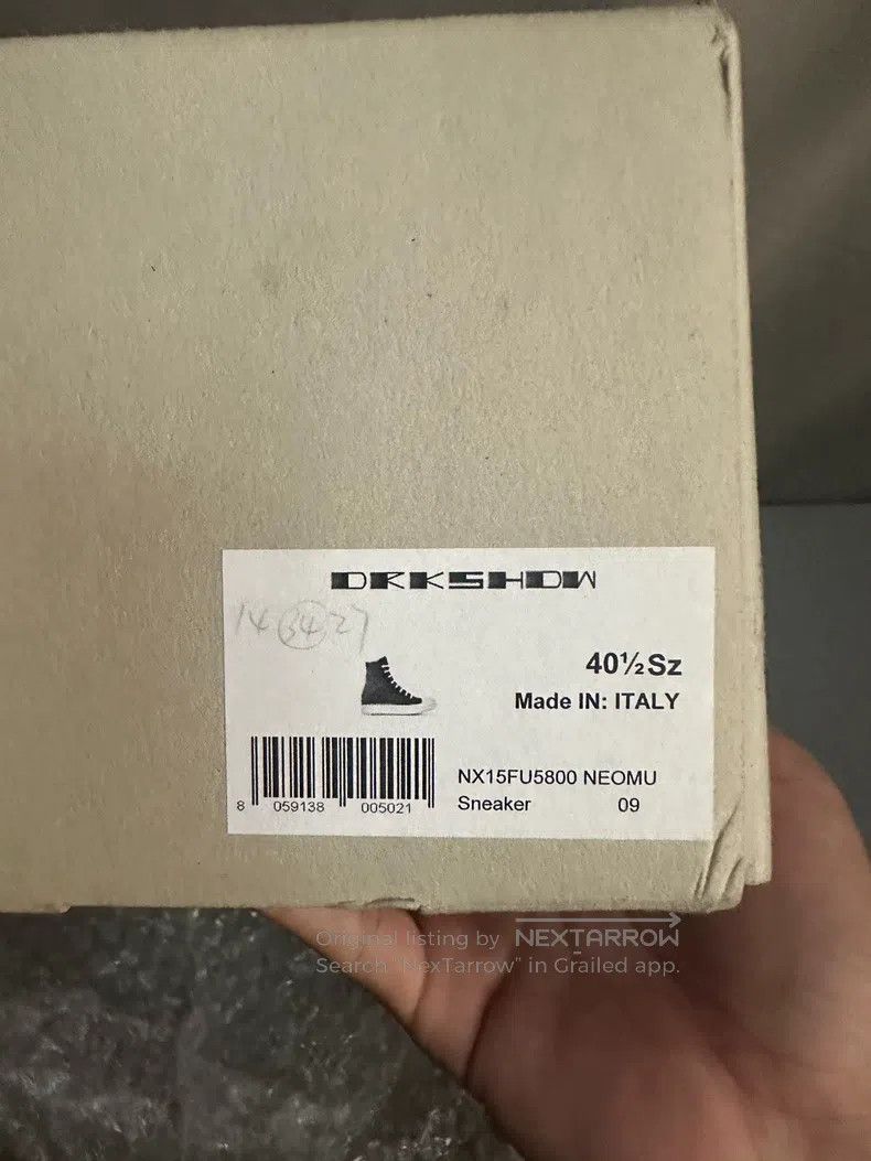 Rick Owens Rick Owens Reproduction of Converse shoes Size US 7.5 / EU 40-41 - 6 Thumbnail