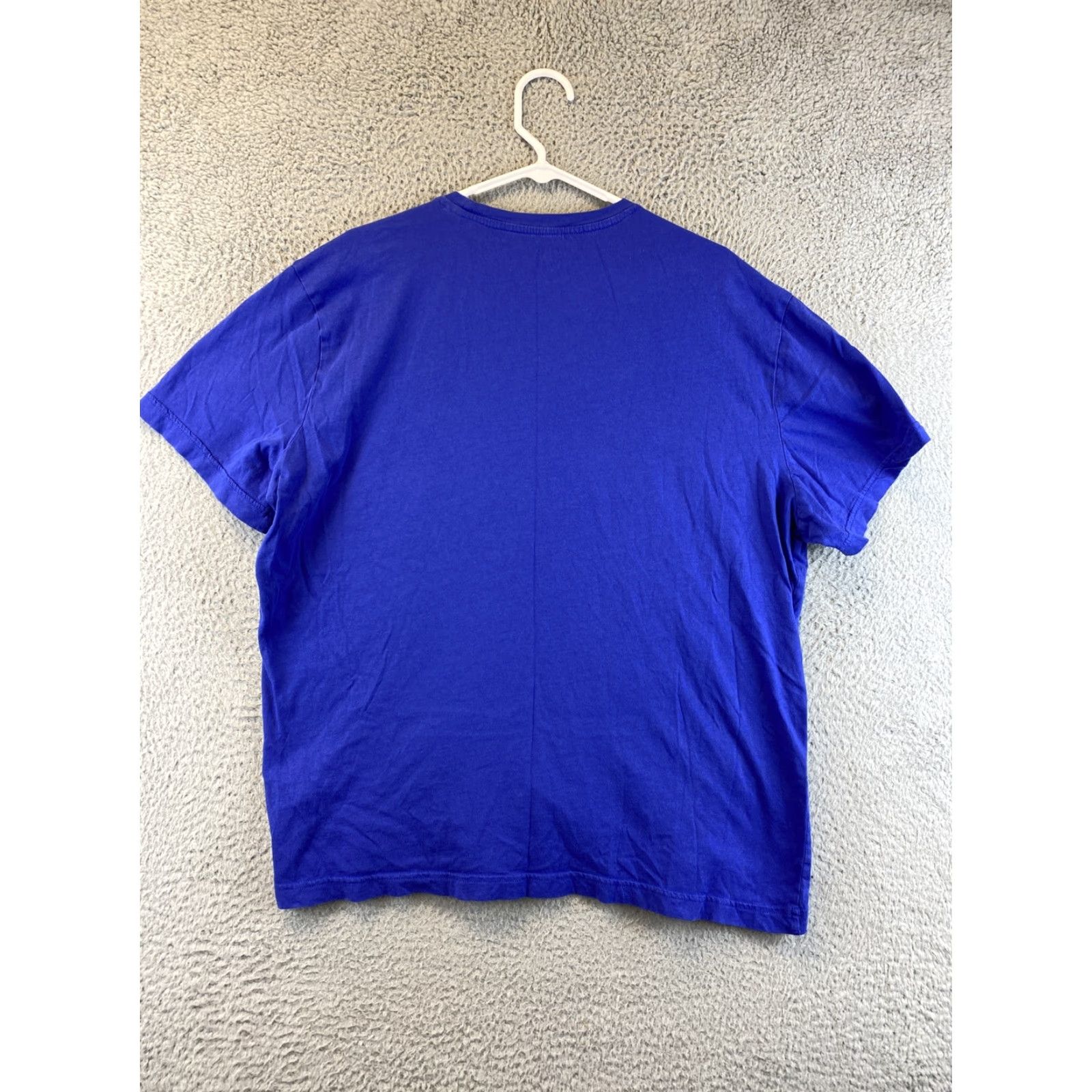 Reebok Reebok Women Top 2XL Blue Print Athletic Short Sleeve V-Neck 72-38 Size XXL / US 16-18 / IT 52-54 - 7 Thumbnail