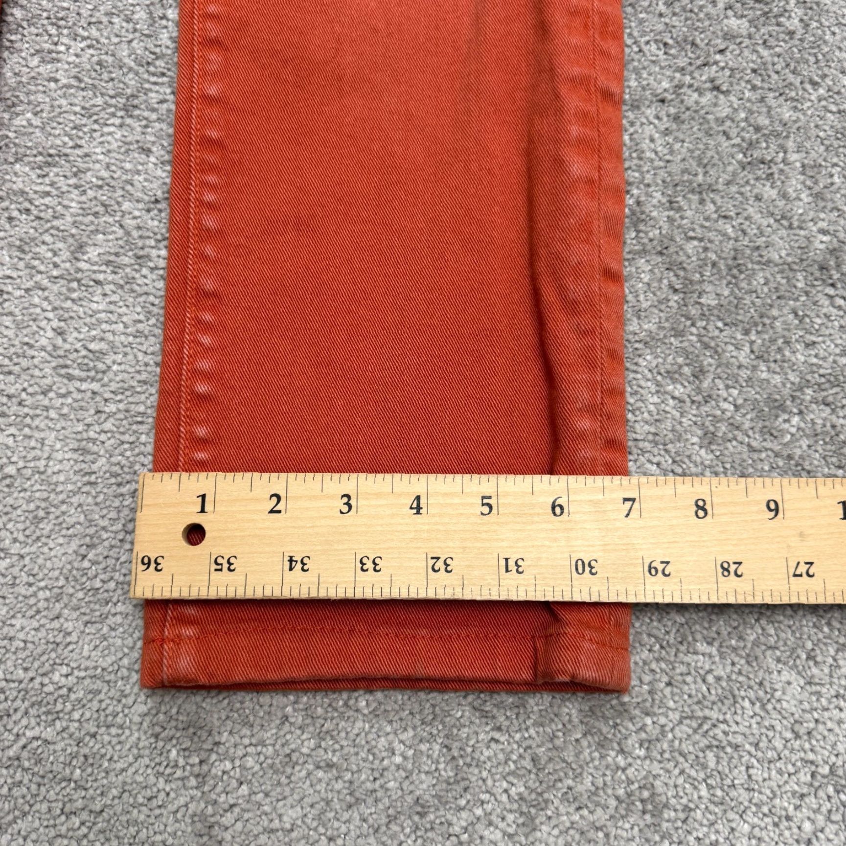 Frame Frame Jeans Men 32 Slim Denim Orange L'Homme FRAME Slim Fit Straight Leg with Stretch Size US 32 / EU 48 - 6 Thumbnail