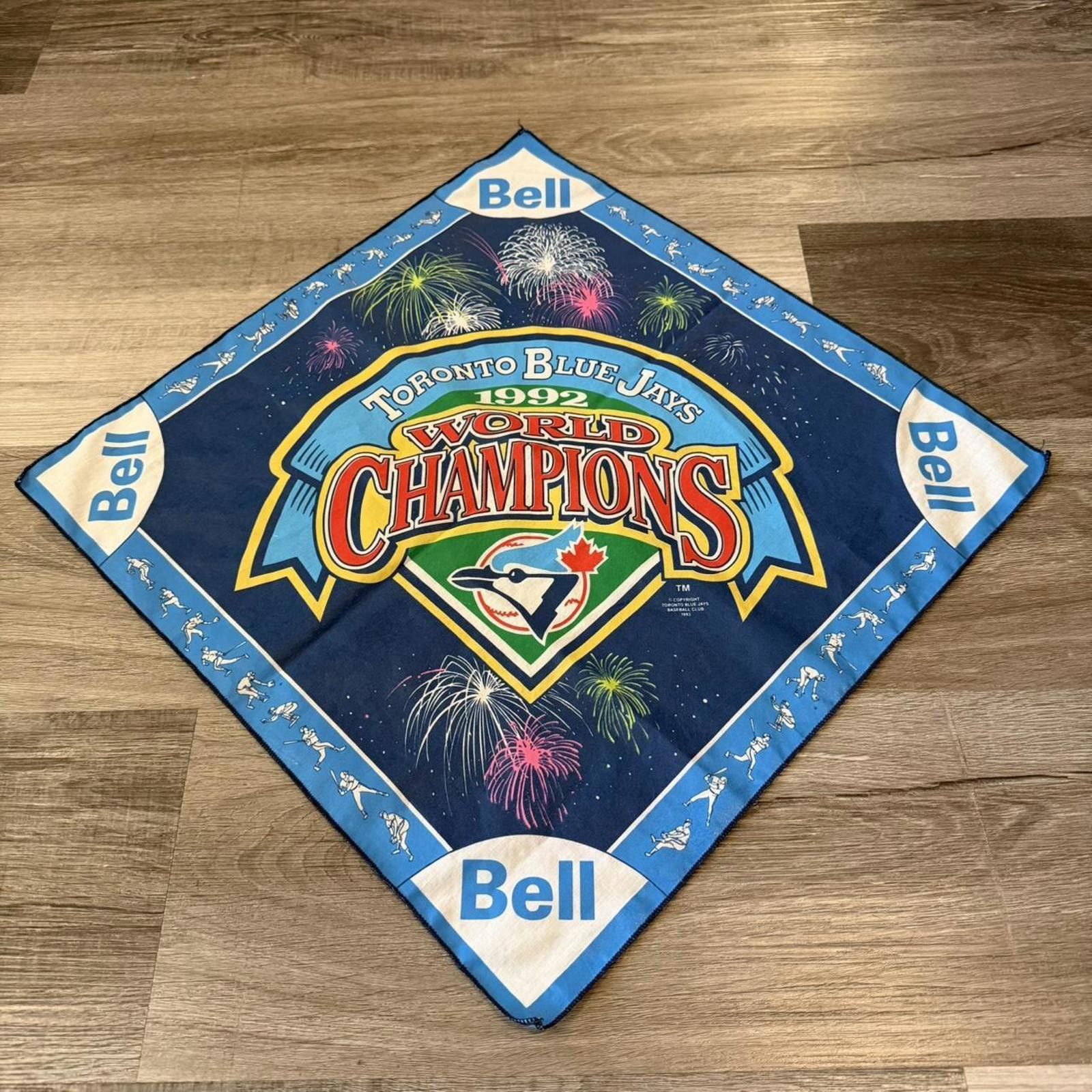 Other Vintage Toronto blue jays 1992 world champions bandana 1993 Size ONE SIZE - 1 Thumbnail