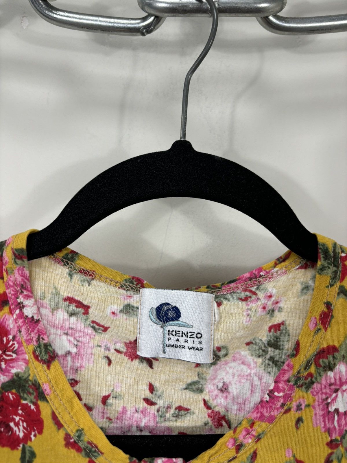 Kenzo Vintage Kenzo 90s Women’s Floral Under Wear T-Shirt Tee Size M / US 6-8 / IT 42-44 - 6 Thumbnail