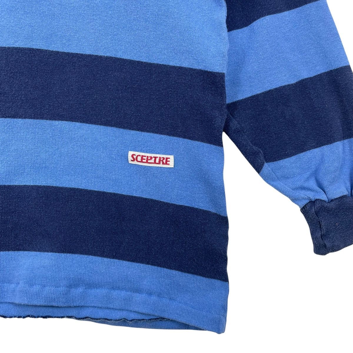 Japanese Brand × Vintage Vintage SCEPTRE Football Rugby Long Sleeve Stripe Rugby Shir Size US M / EU 48-50 / 2 - 3 Thumbnail