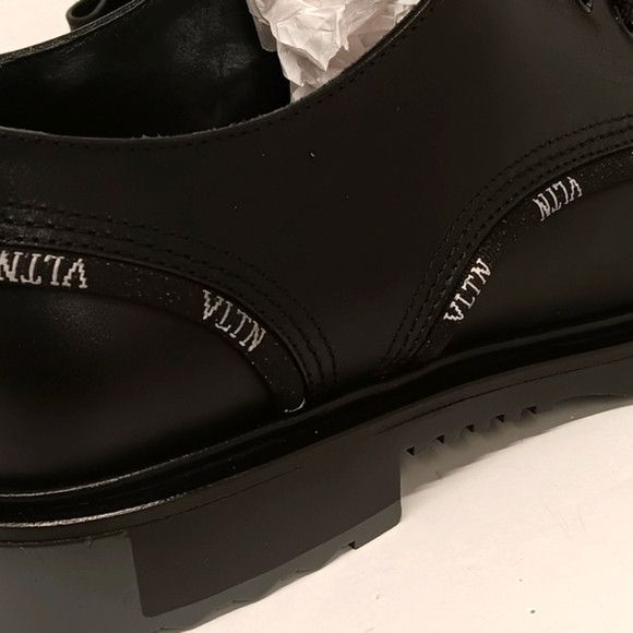 Valentino Valentino Garavani Men's VLTN Leather Derby Shoes - EU42/US9 Size US 9 / EU 42 - 8 Thumbnail