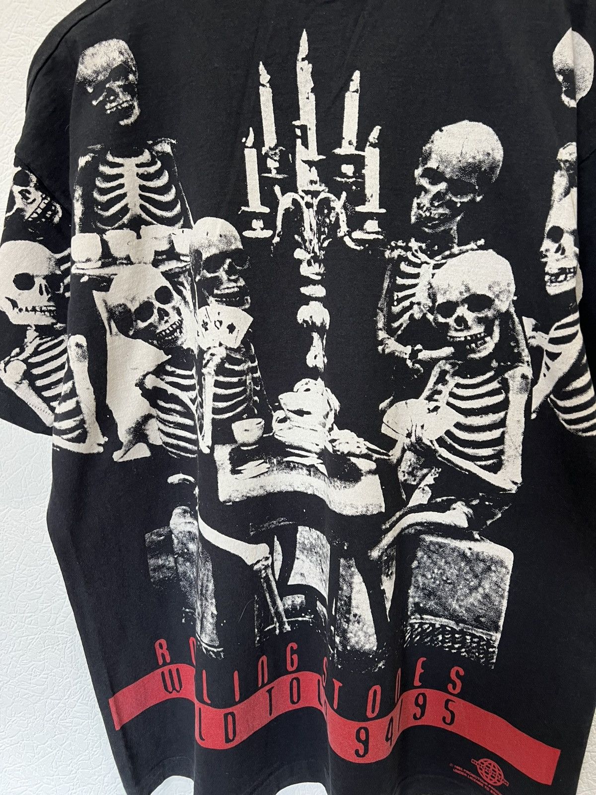 Band Tees Vintage The Rolling Stones 1994/95 Voodoo Skeletons Size US XL / EU 56 / 4 - 10 Thumbnail