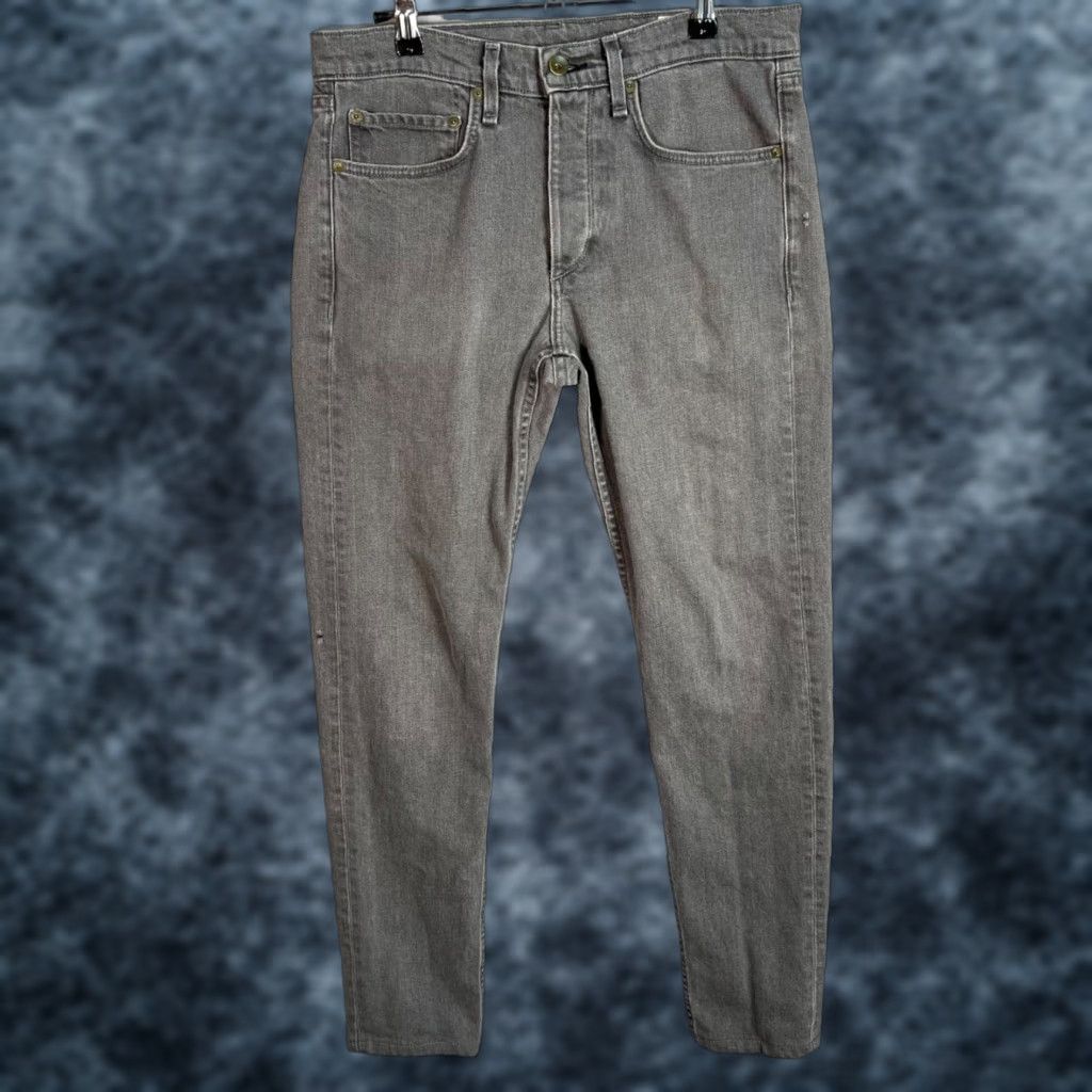 Rag & Bone Rag & Bone Standard Issue Fit 1 Gray Extra Slim Fit Jeans Size 31 Size US 31 - 1 Thumbnail