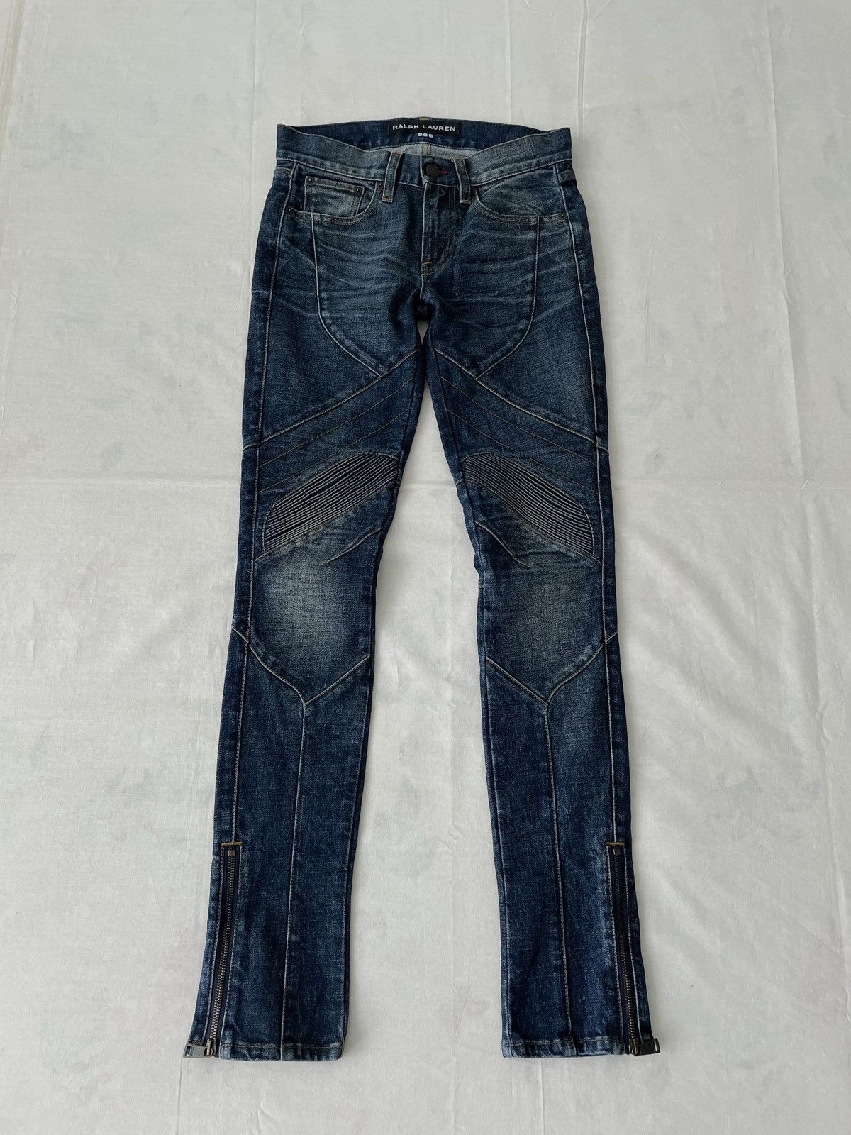 Polo Ralph Lauren Polo Ralph Lauren Bikers Denim Jeans Size US 29 - 2 Thumbnail