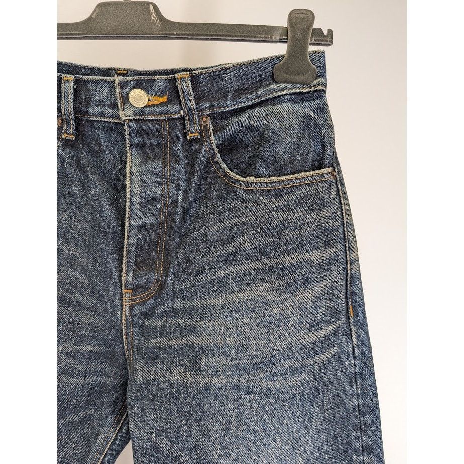 Balenciaga o1rshd1 Q:2 / Relaxed Jeans Denim Indigo in Deep Blue Size US 31 - 8 Thumbnail