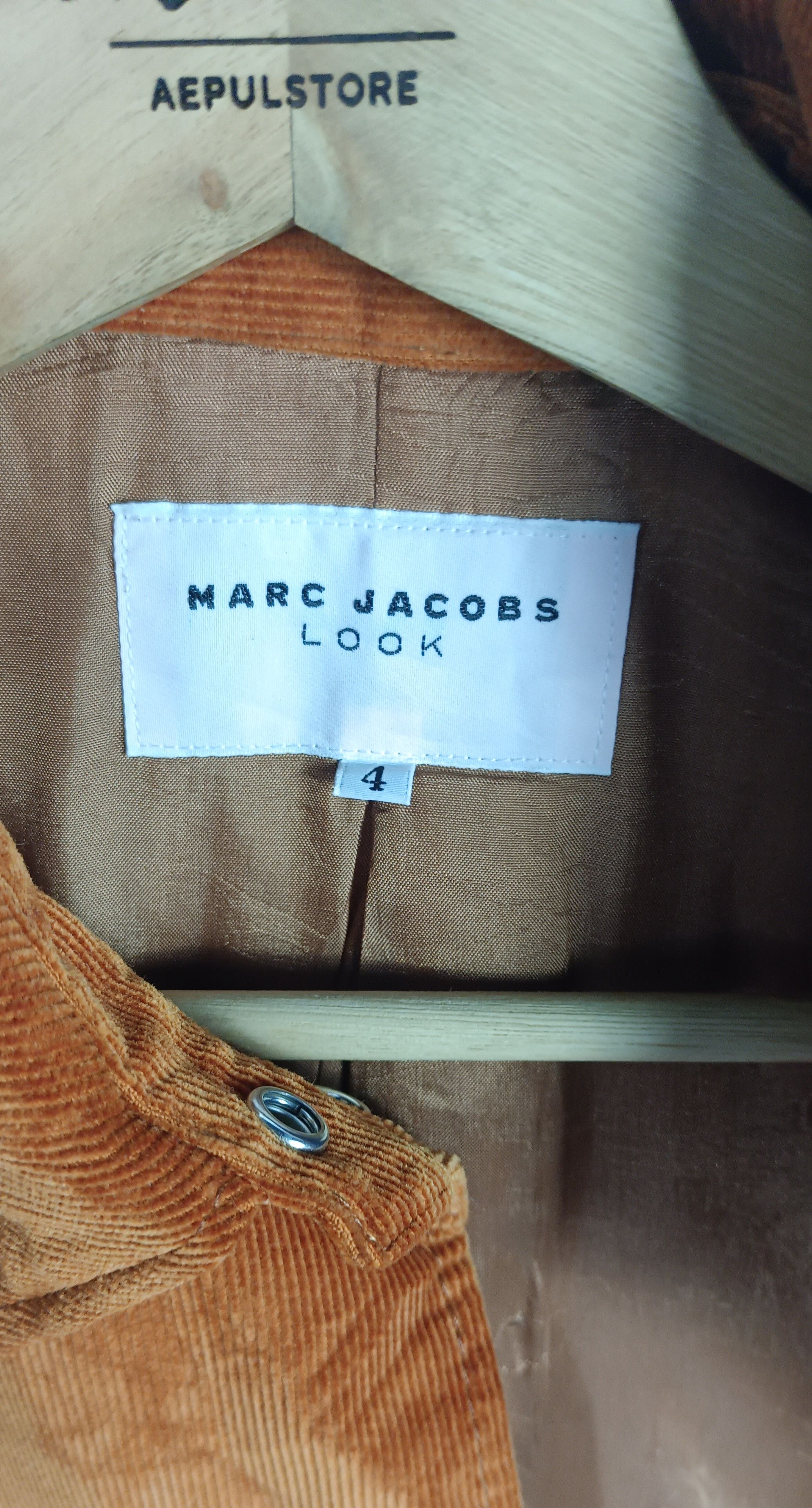 Marc Jacobs MARC JACOBS LOOK CORDUROY SNAP BUTTON JACKET Size US S / EU 44-46 / 1 - 11 Thumbnail