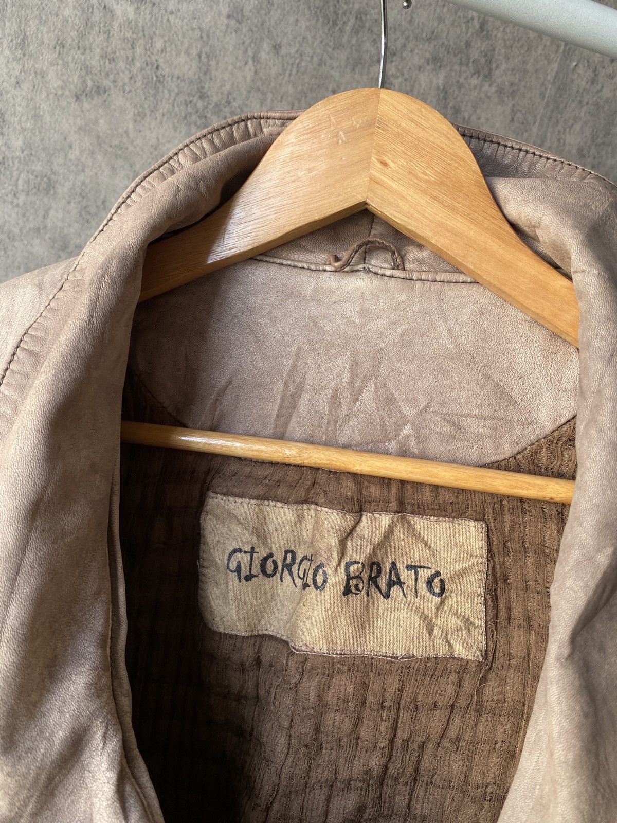 Giorgio Brato Giorgio Brato Italy Vera Pelle Leather Jacket Size S / US 4 / IT 40 - 17 Thumbnail
