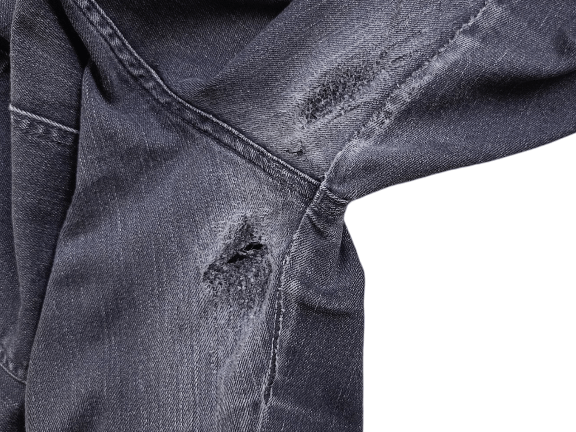 Uniqlo × Vintage J126 DENIM by H&M Boyfriend Distressed Streetwear Size 28" / US 6 / IT 42 - 24 Thumbnail