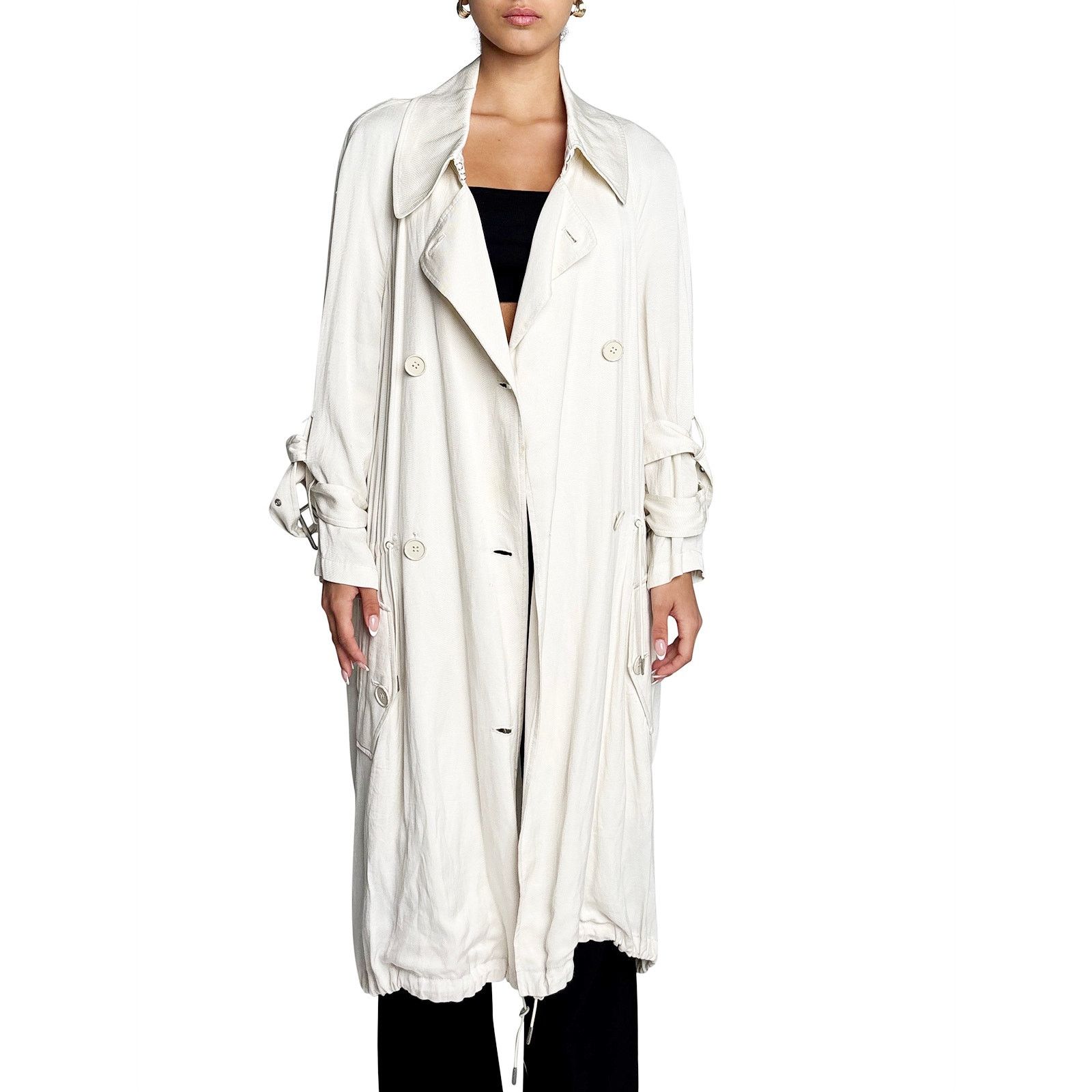 Acne Studios White trench Size XL / US 12-14 / IT 48-50 - 1 Thumbnail