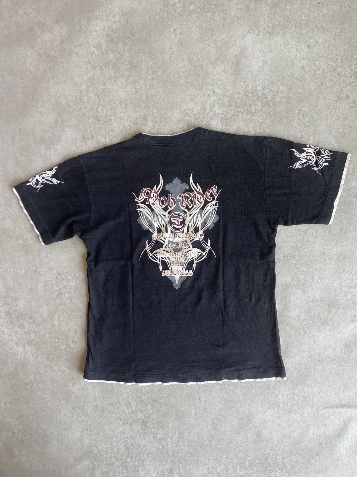 If Six Was Nine × Japanese Brand × Le Grande Bleu (L.G.B.) TedWalker Mob Rider Chrome Y2K Tshirt Size US XL / EU 56 / 4 - 5 Thumbnail