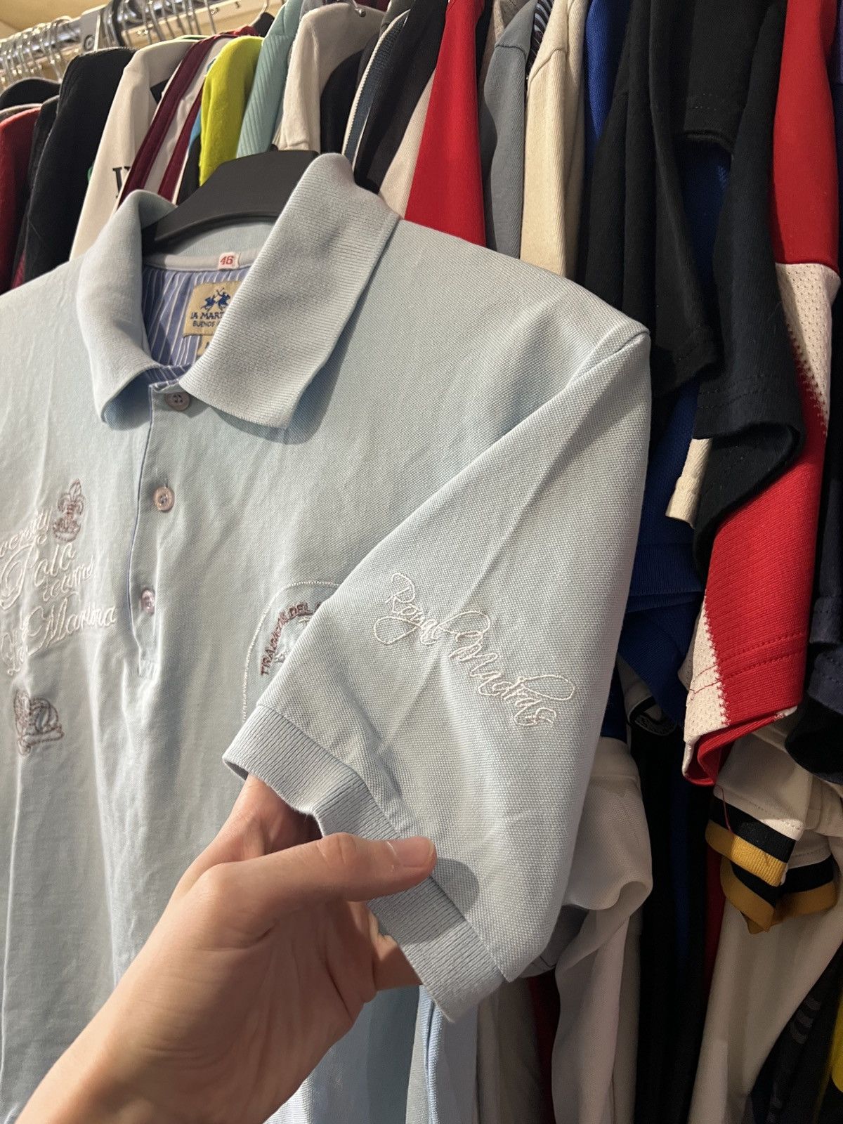 La Martina VINTAGE LA MARTINA ARGENTINA POLO TEAM SHIRTT EMBROIDERED M Size US M / EU 48-50 / 2 - 7 Thumbnail