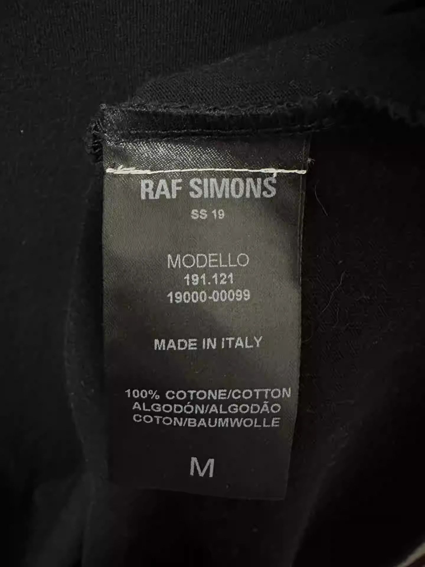 Raf simons embroidered short sleeves