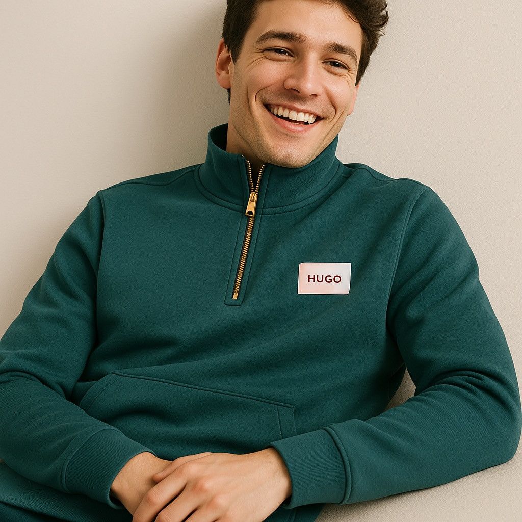 Hugo Boss New designer sweatshirts Size US L / EU 52-54 / 3 - 6 Thumbnail