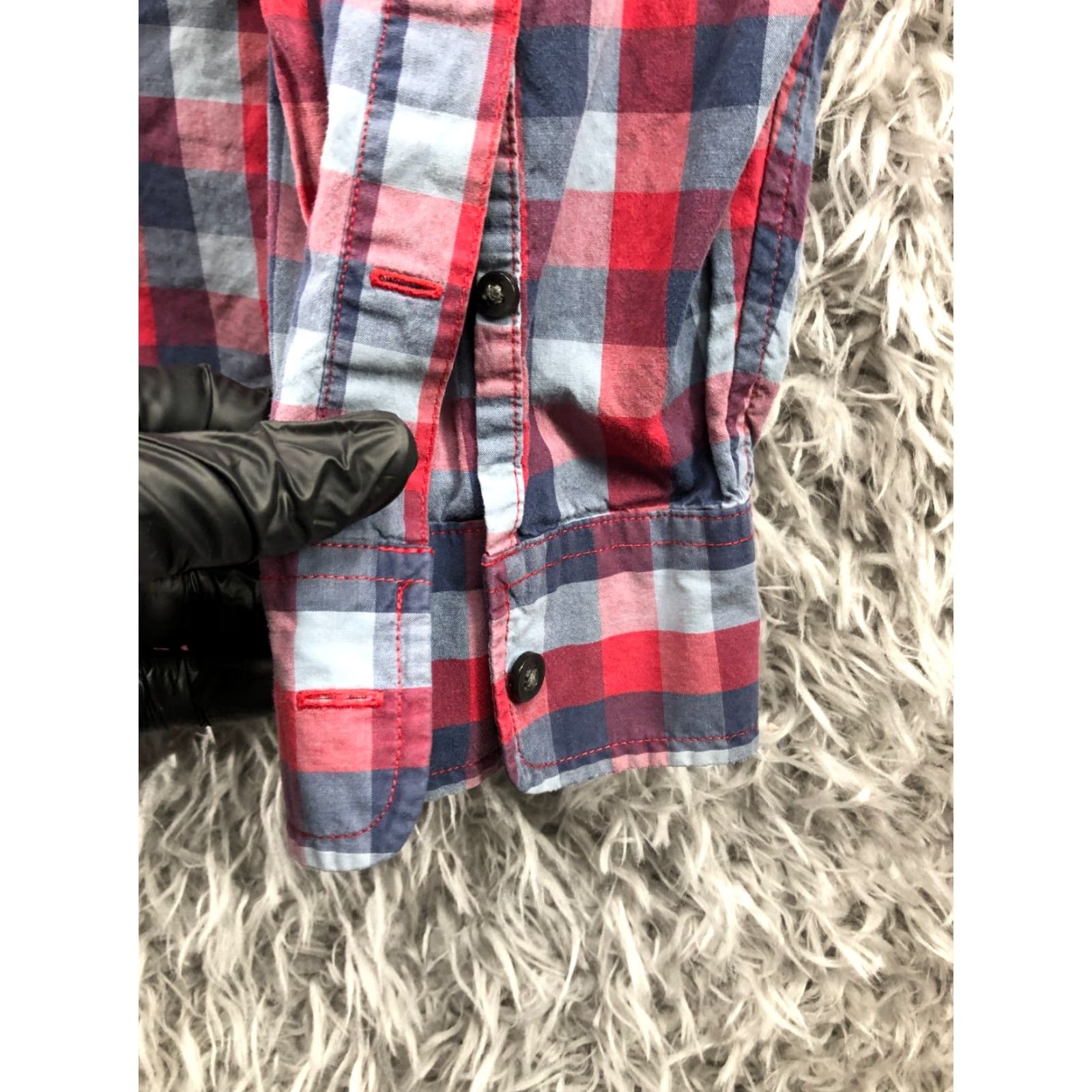 Vintage Jack Spade Shirt Mens Size L Red Plaid Long Sleeve Button-Down Collar Size US L / EU 52-54 / 3 - 3 Thumbnail