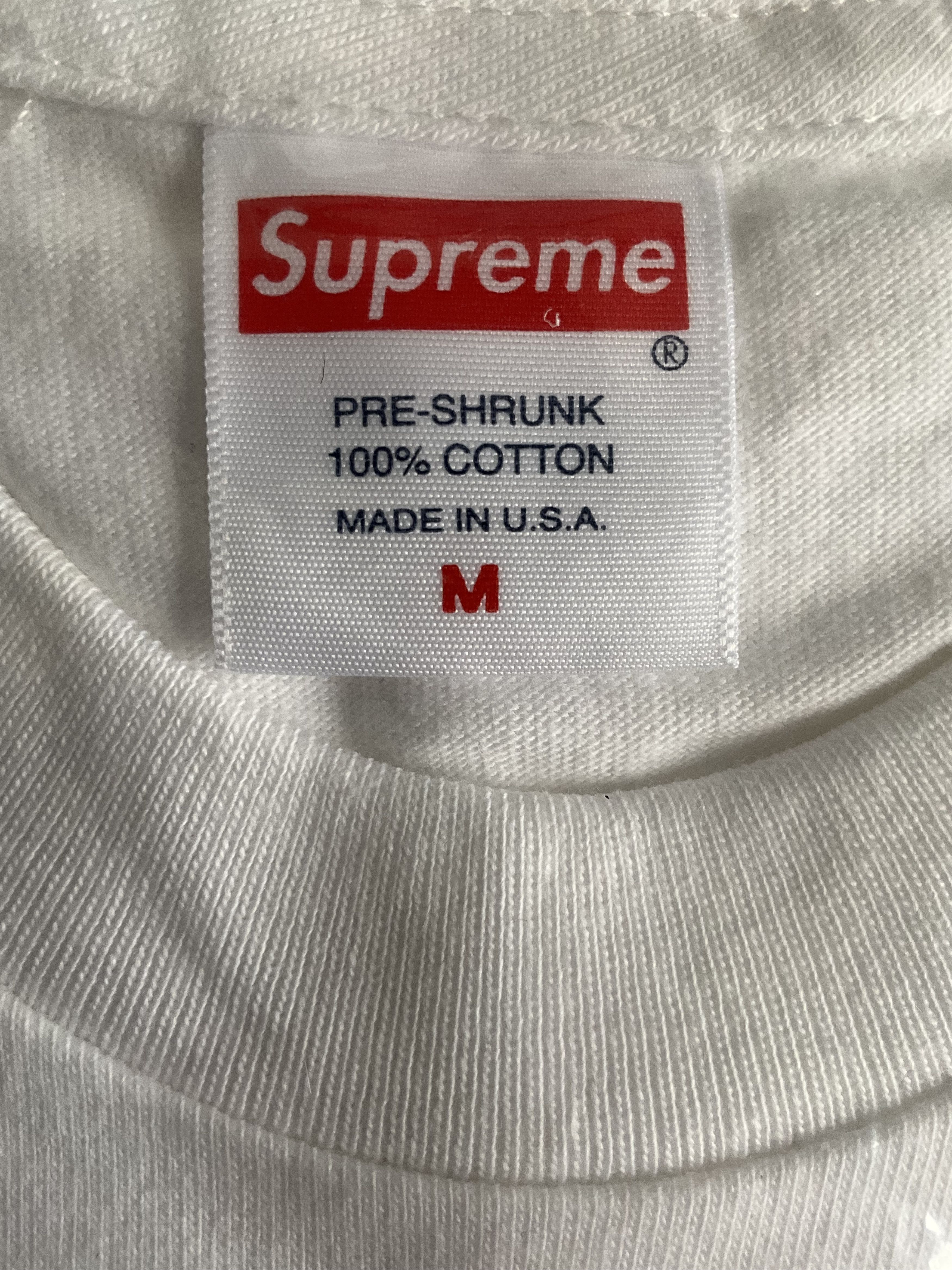 Supreme Supreme Box Logo L/S Tee White Size US M / EU 48-50 / 2 - 4 Thumbnail