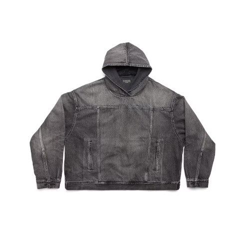 Balenciaga o1mt1gz0924 Pull-Over Jacket in Grey Size US L / EU 52-54 / 3 - 1 Thumbnail