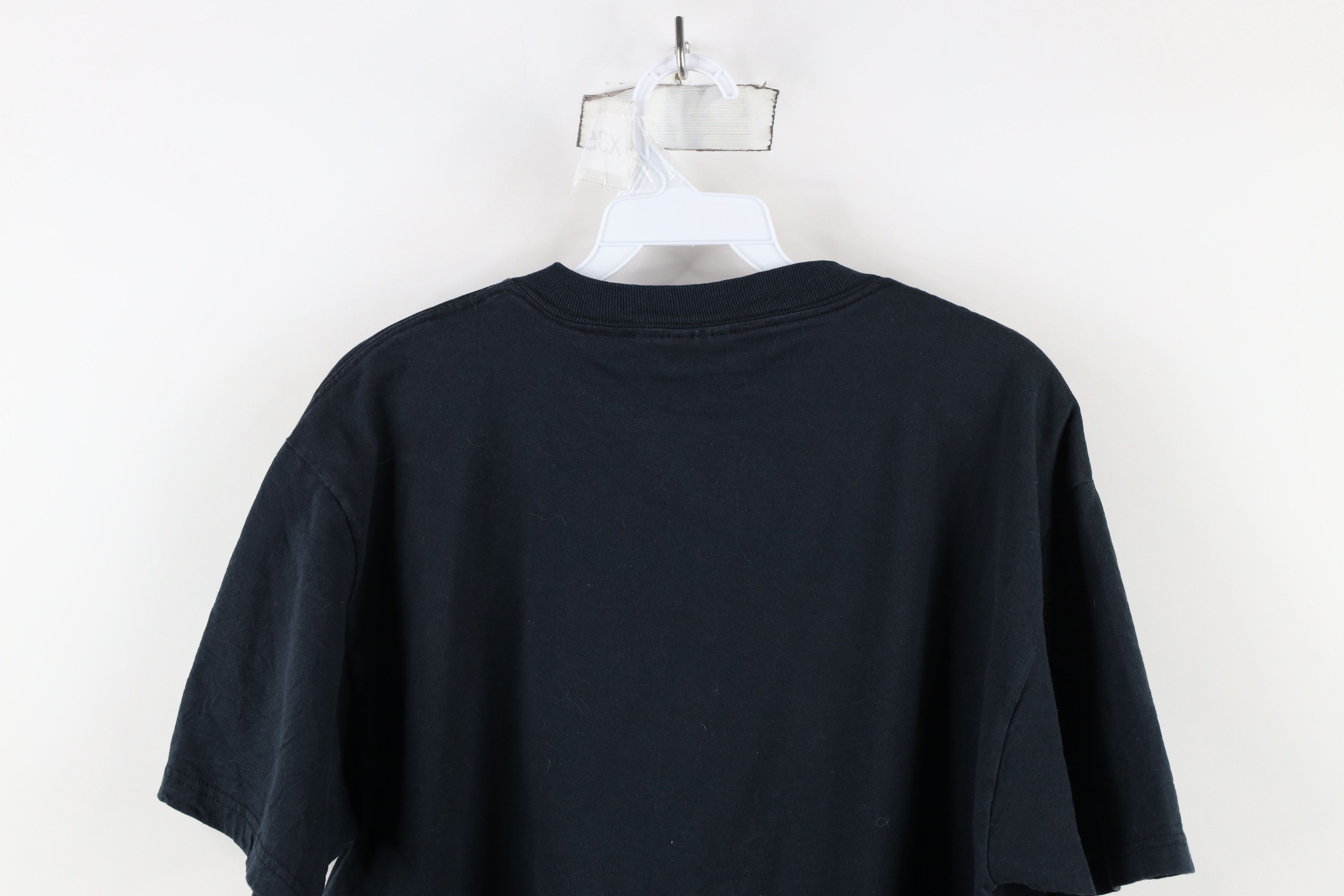 Vintage Vintage 90s Streetwear Out Nashville Wolf T-Shirt Black Size US L / EU 52-54 / 3 - 12 Thumbnail