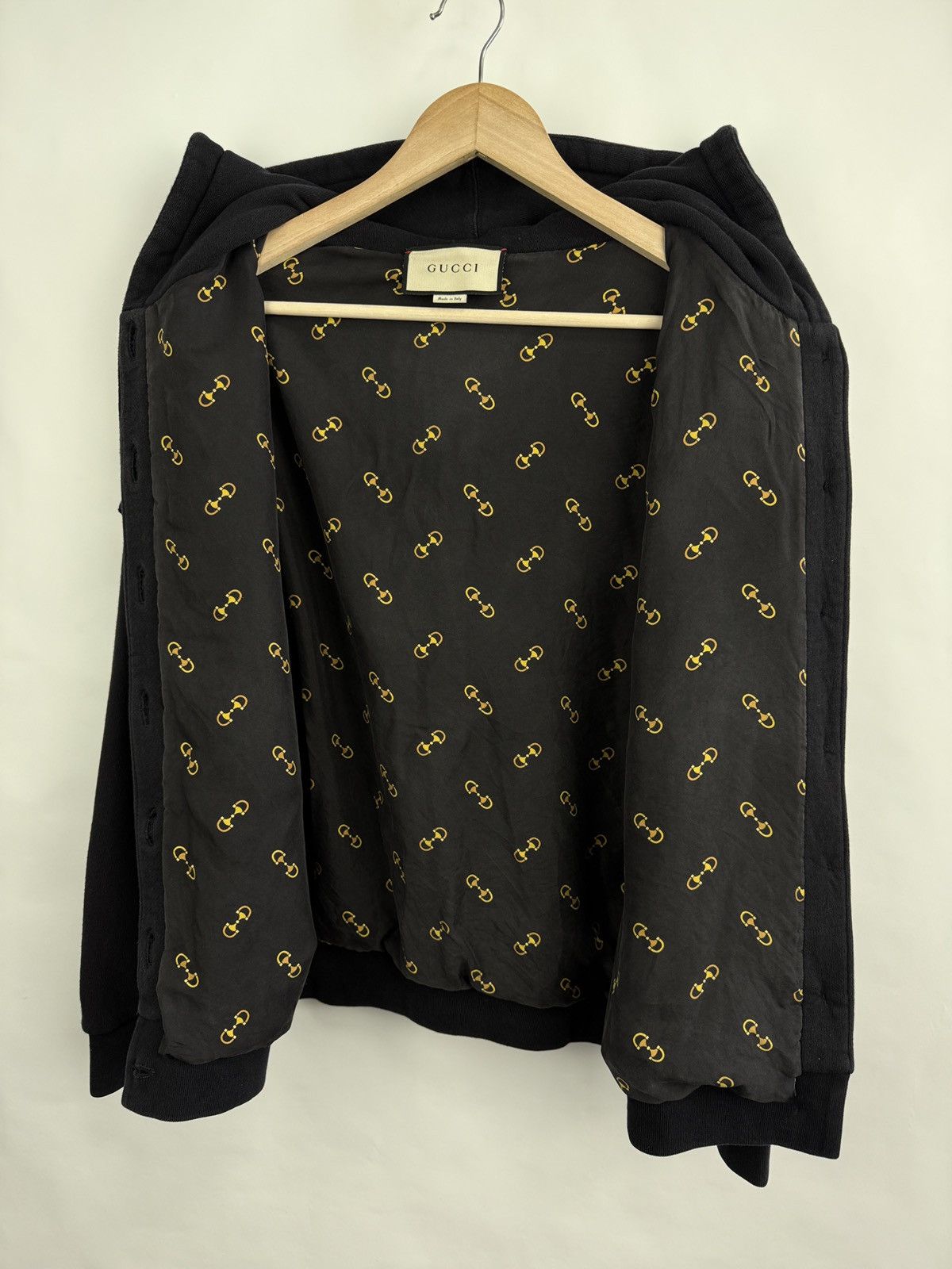 Gucci 🇮🇹 Gucci Homme Pour Femme Hoodie Cardigan Gold Buttons Italy Size XXS / US 00 / IT 34 - 12 Thumbnail