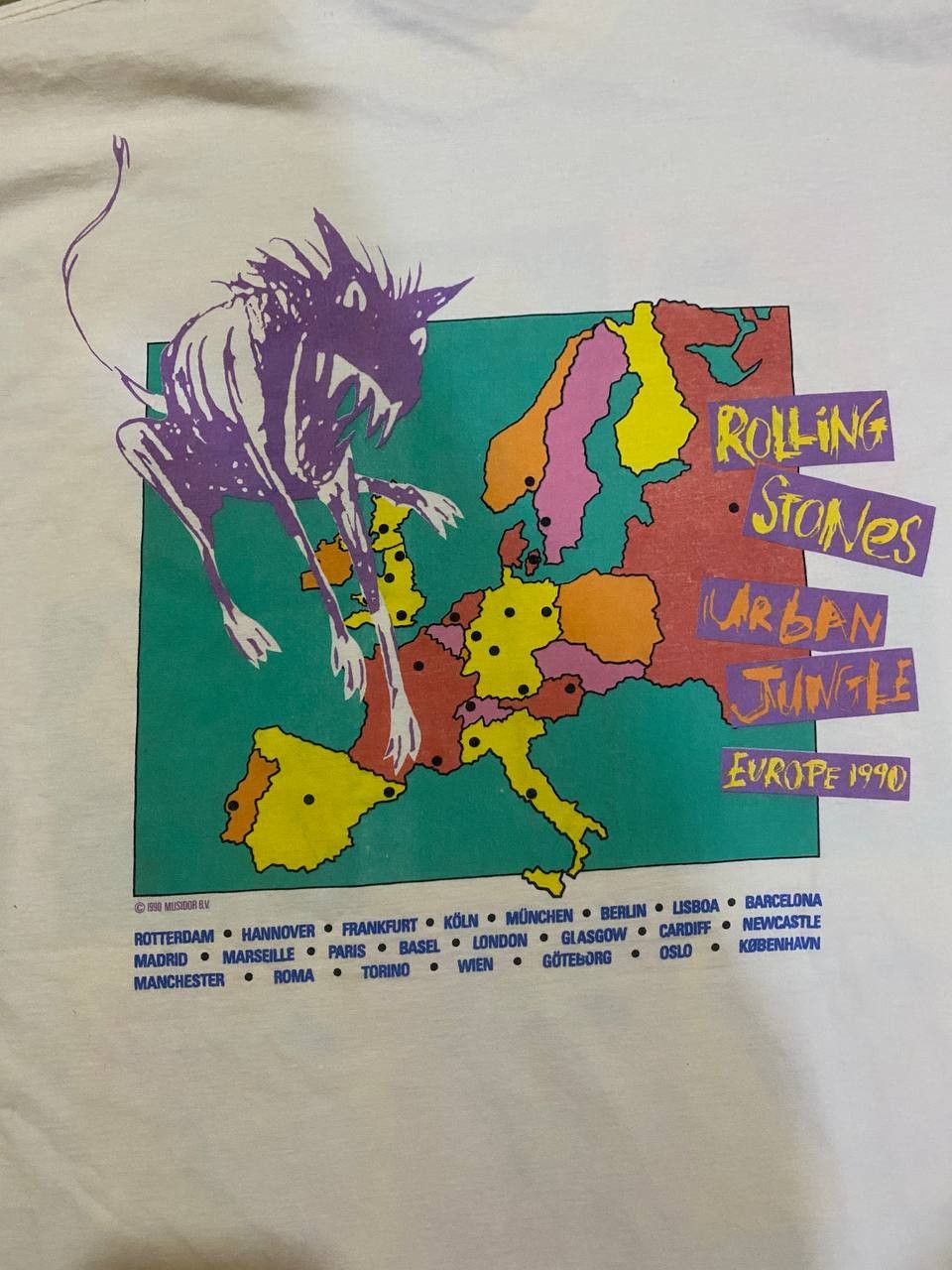 Band Tees × Vintage Vintage The Rolling Stones Europe Tour Size US M / EU 48-50 / 2 - 4 Thumbnail