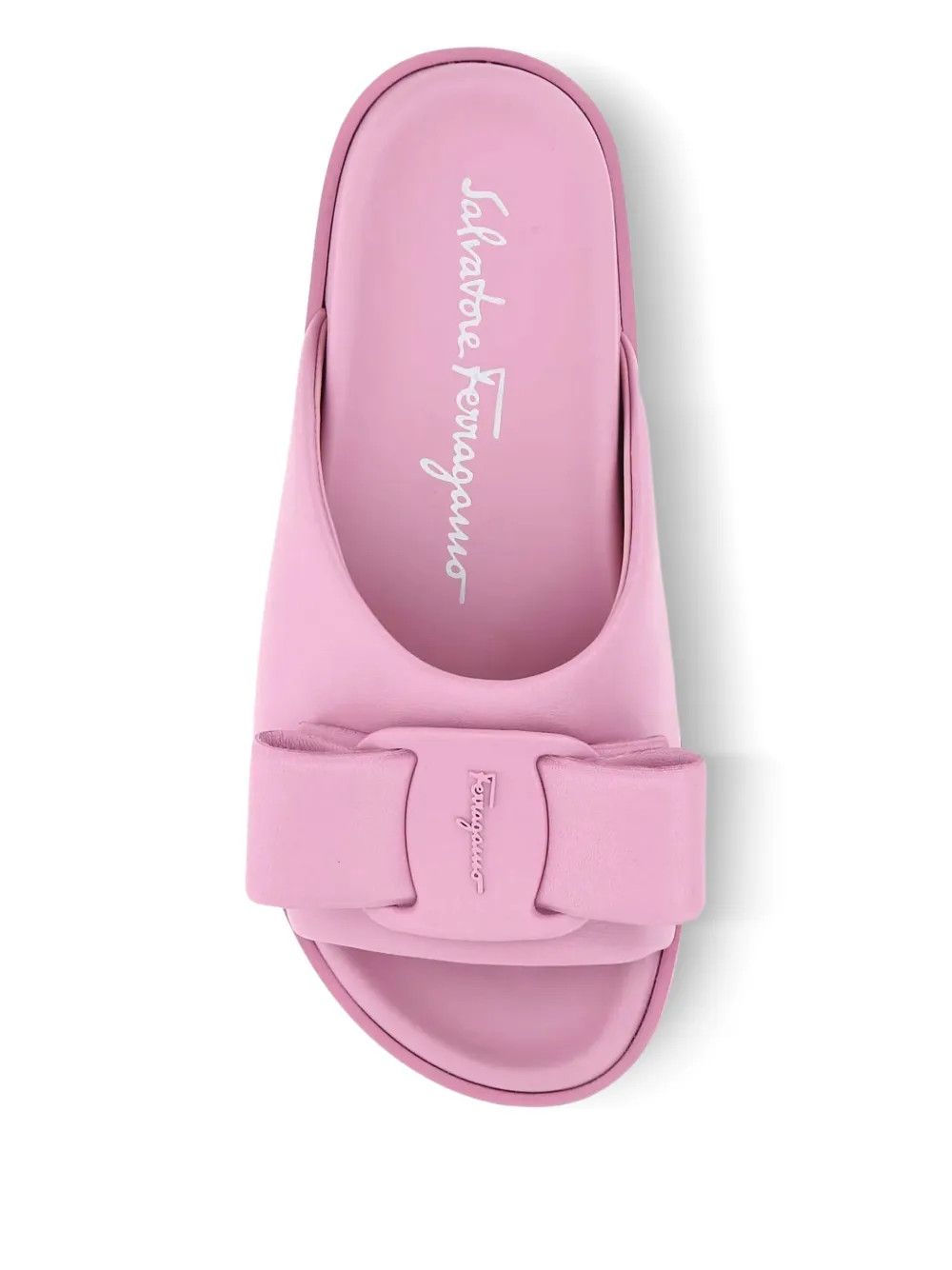 Salvatore Ferragamo o1y0426 Slippers in Pink Size US 6 / IT 36 - 3 Thumbnail