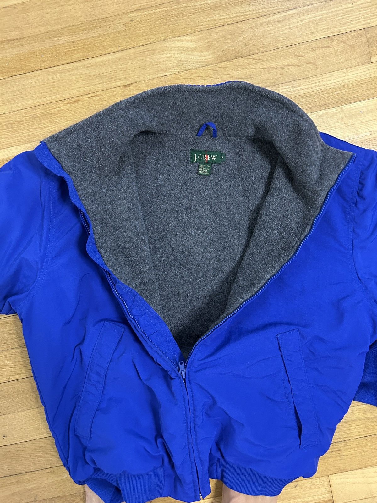 J.Crew Vintage J Crew Blue Zip Jacket Size US M / EU 48-50 / 2 - 3 Thumbnail