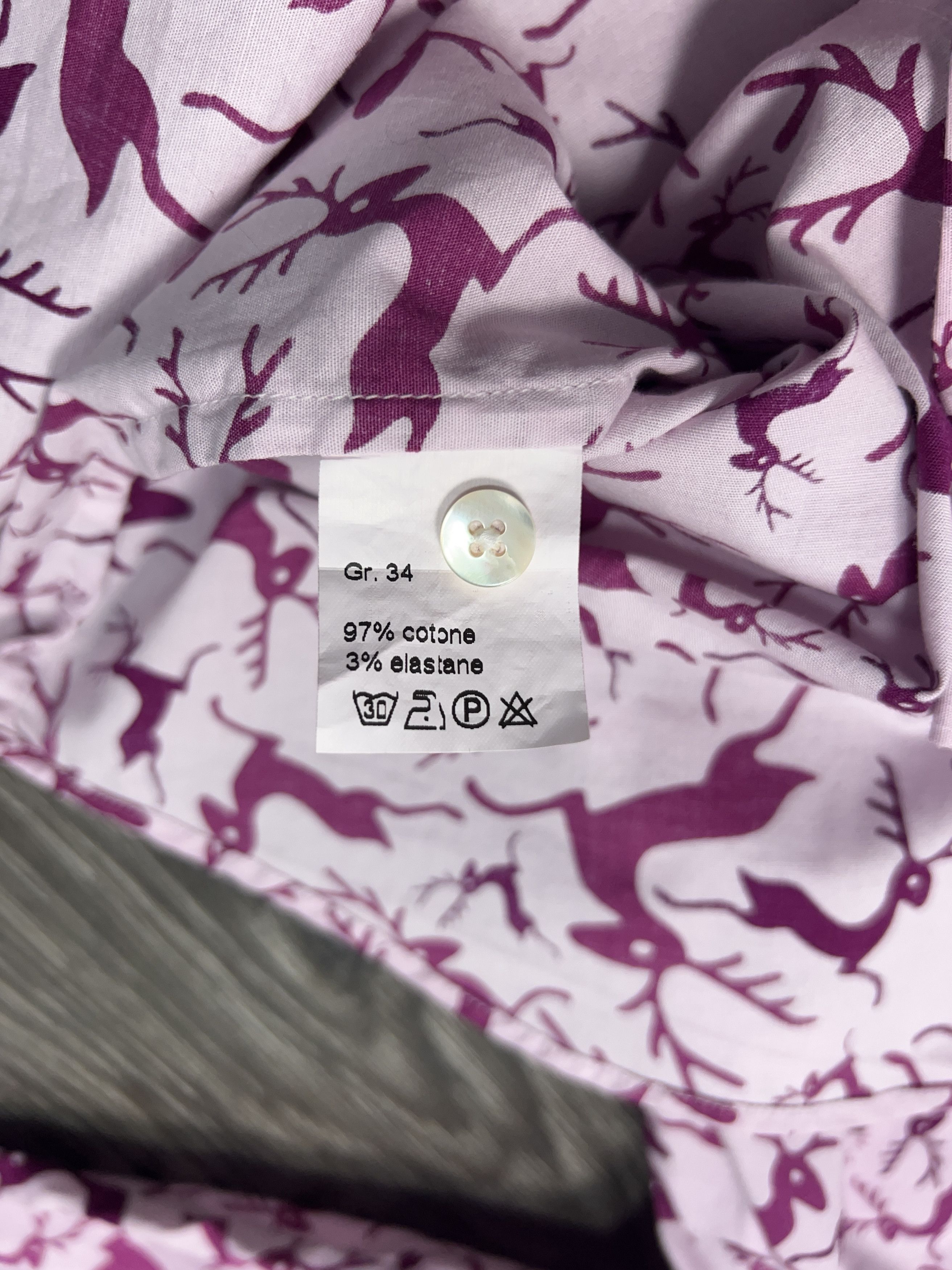 Designer Kleider Habsburg Manufaktur Floral Button Shirt Long Sleeve Size XS / US 0-2 / IT 36-38 - 9 Thumbnail