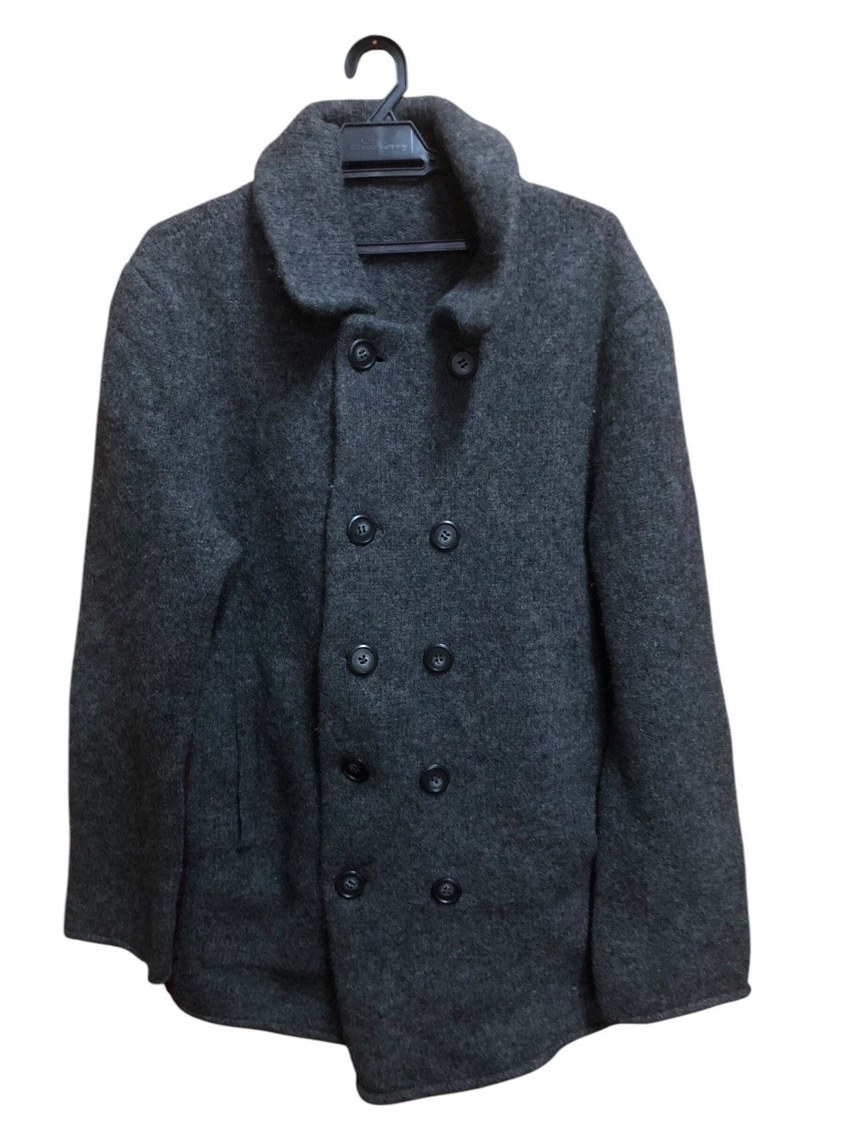 gomme Maki Hiroshige Atelier Wool Double Breast Coat Size M / US 6-8 / IT 42-44 - 1 Thumbnail