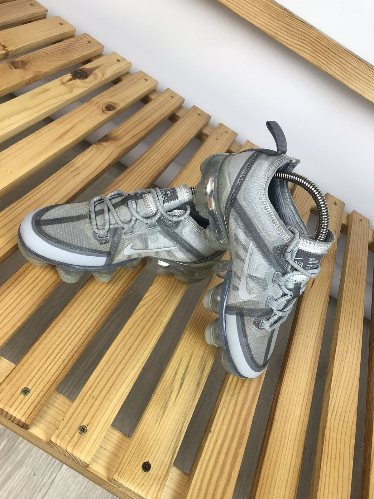 Nike Nike Air Vapormax 2019 Pale Grey Size US 4 / IT 34 - 3 Thumbnail
