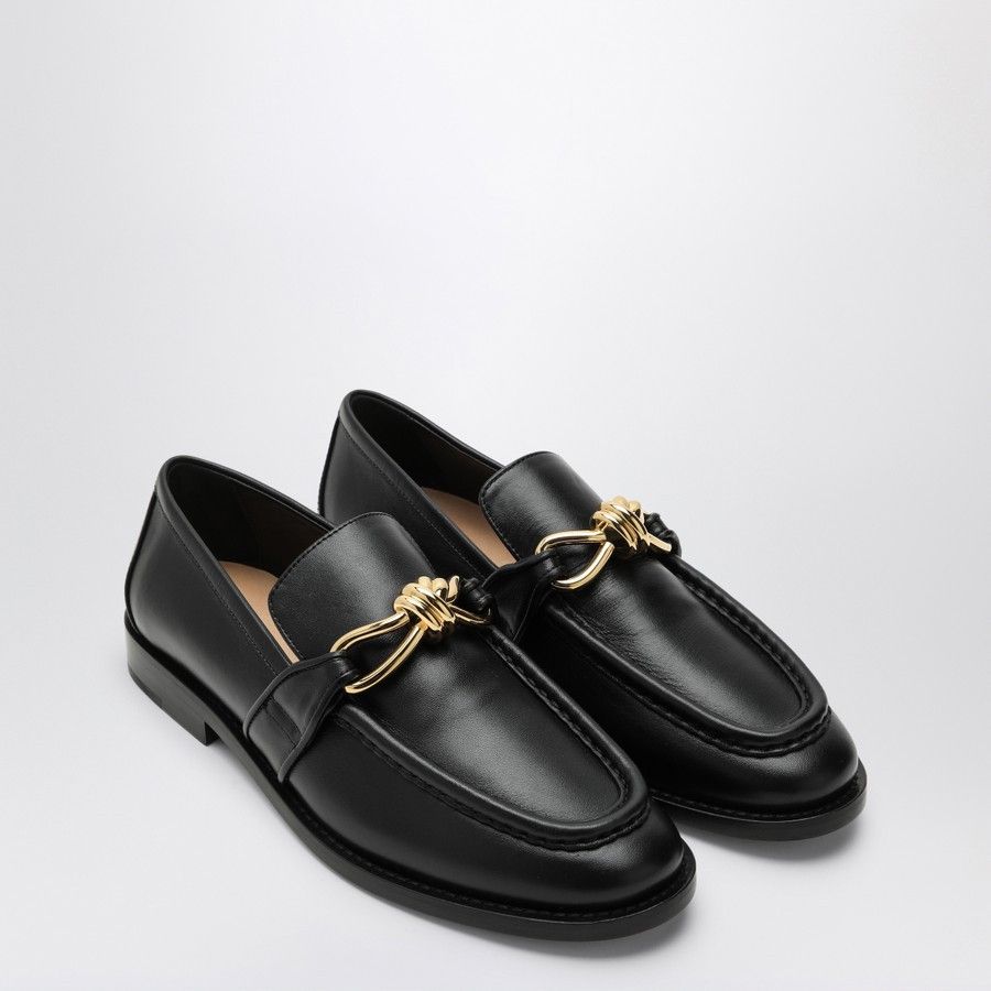 Bottega Veneta o1d2blof0824 Loafers in Black Size US 9 / IT 39 - 1 Thumbnail