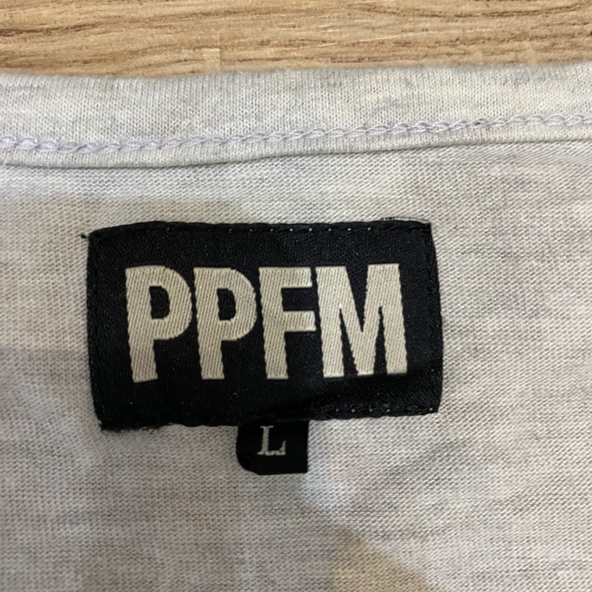 PPFM 2000s PPFM Japan Grey Long Sleeve Shirt Small Logo Size US L / EU 52-54 / 3 - 9 Thumbnail