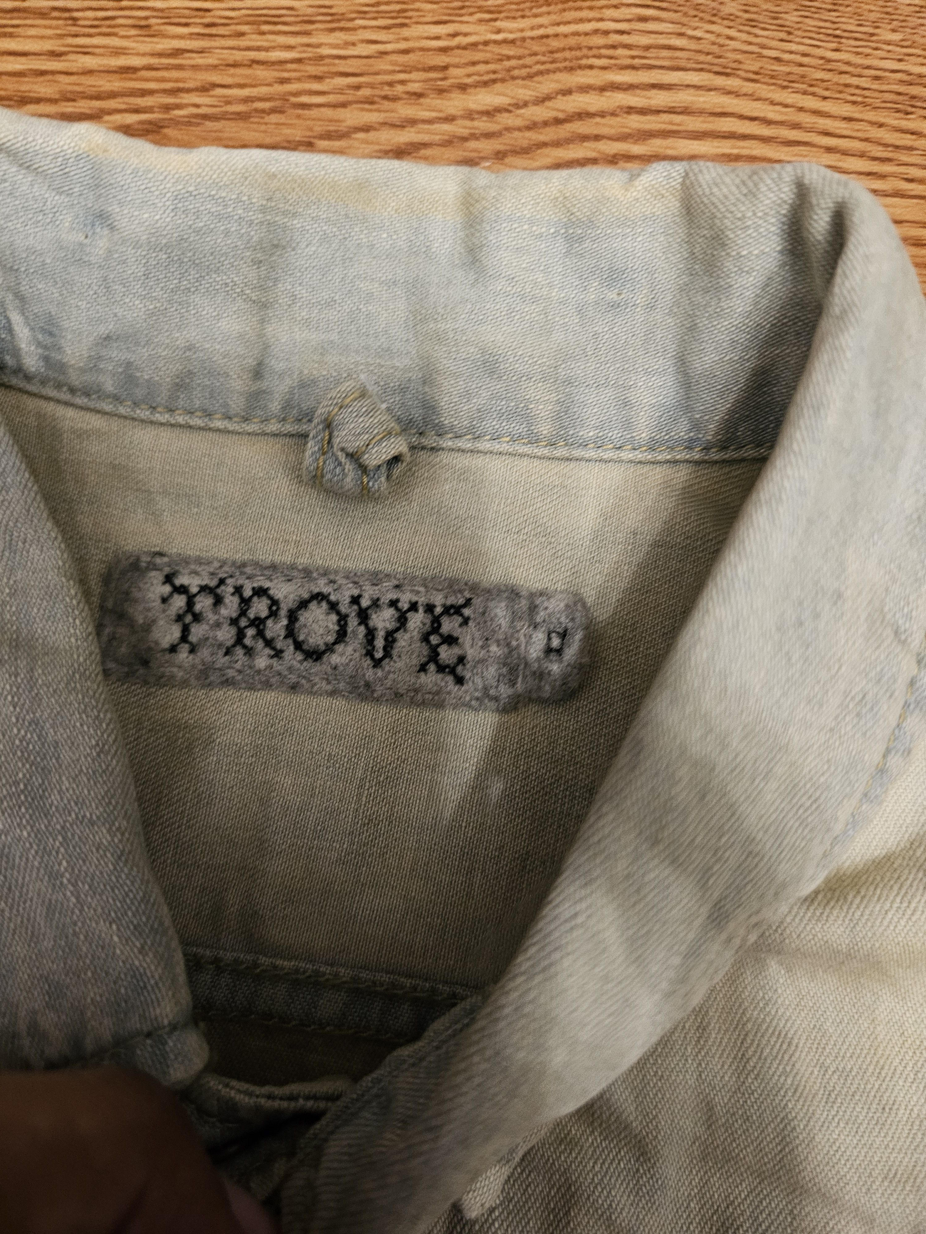 Vintage 2000s Mudwash TROVE Chambray Shirts
