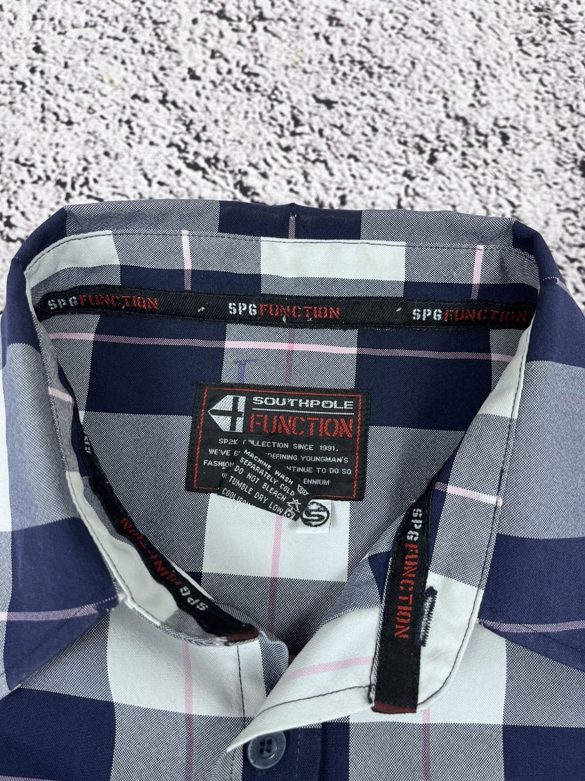 Southpole Vintage Y2K Southpole Short-Sleeve Button Up Check Shirt Size US XL / EU 56 / 4 - 7 Thumbnail