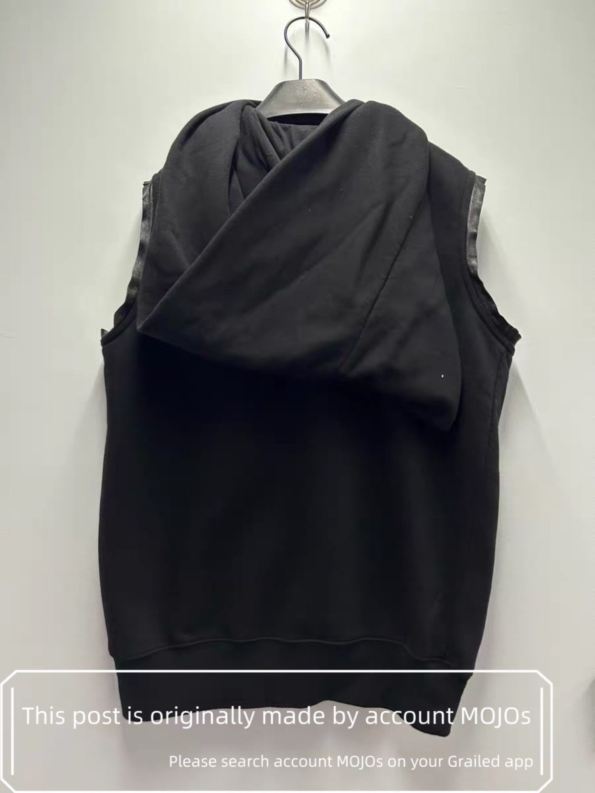 Rick Owens Sz S Rick Owens Sleeveless Wizard Hoodie mojos0170 Size US S / EU 44-46 / 1 - 2 Thumbnail