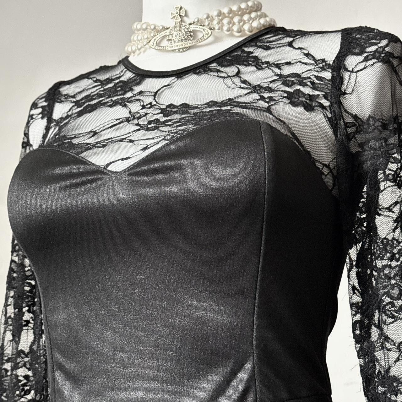Vintage Unique gothic avant-garde Coquette Victorian lace blouse Size S / US 4 / IT 40 - 2 Thumbnail
