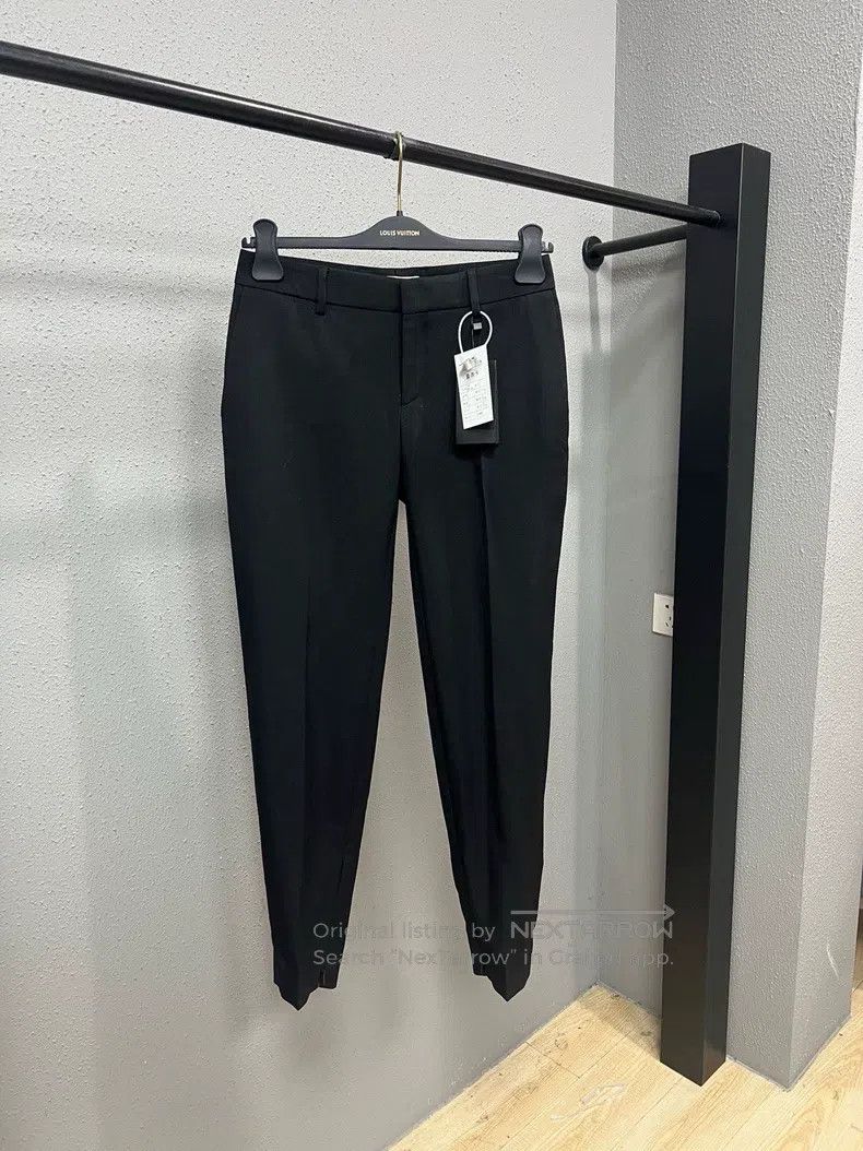 Saint Laurent Paris Saint Laurent Paris Women's Black Straight Leg Trousers Size 23" - 1 Thumbnail