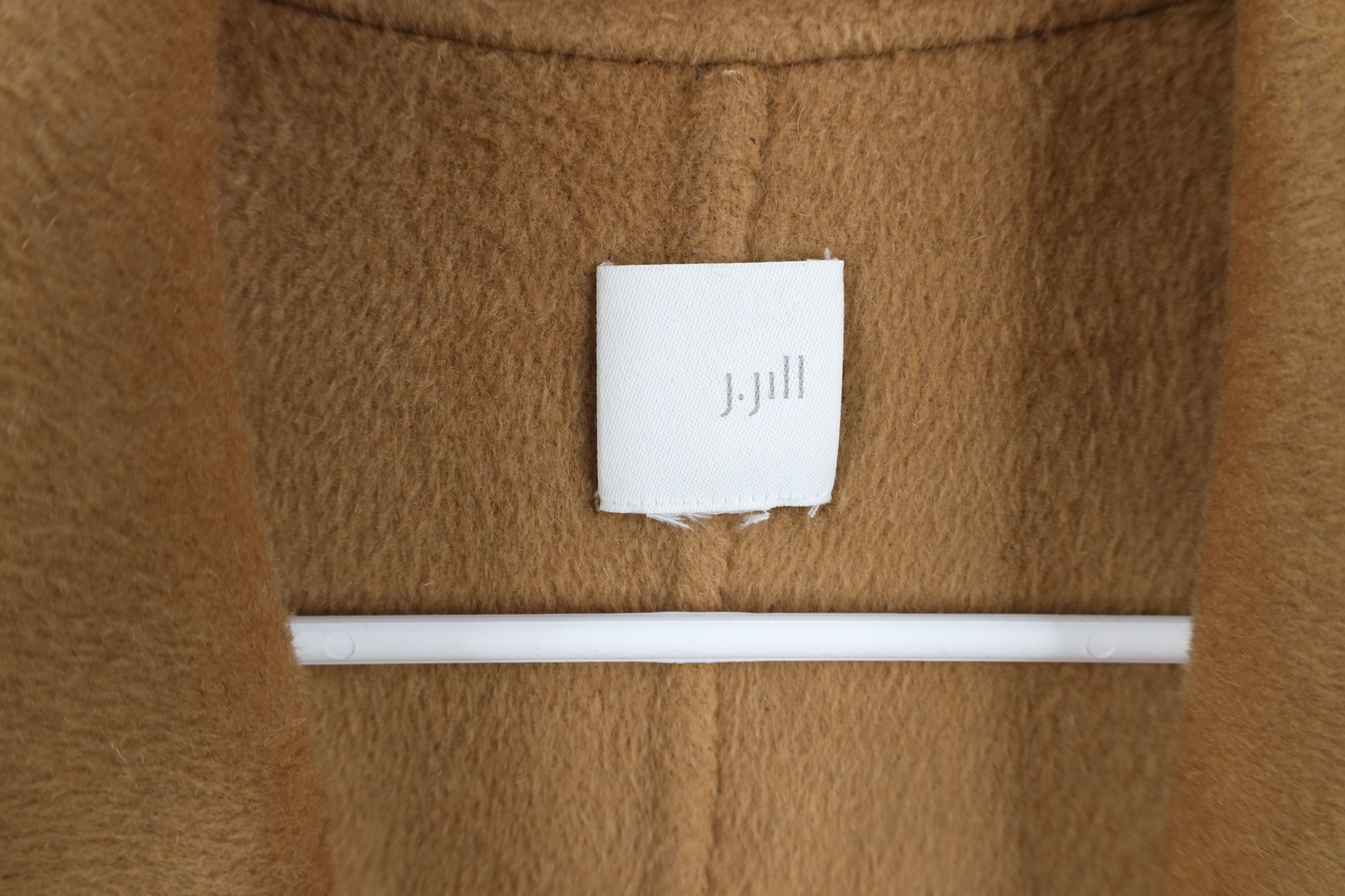 J. Jill J Jill Distressed Wool Blend Button Overcoat Jacket Brown Size XXL / US 16-18 / IT 52-54 - 9 Thumbnail